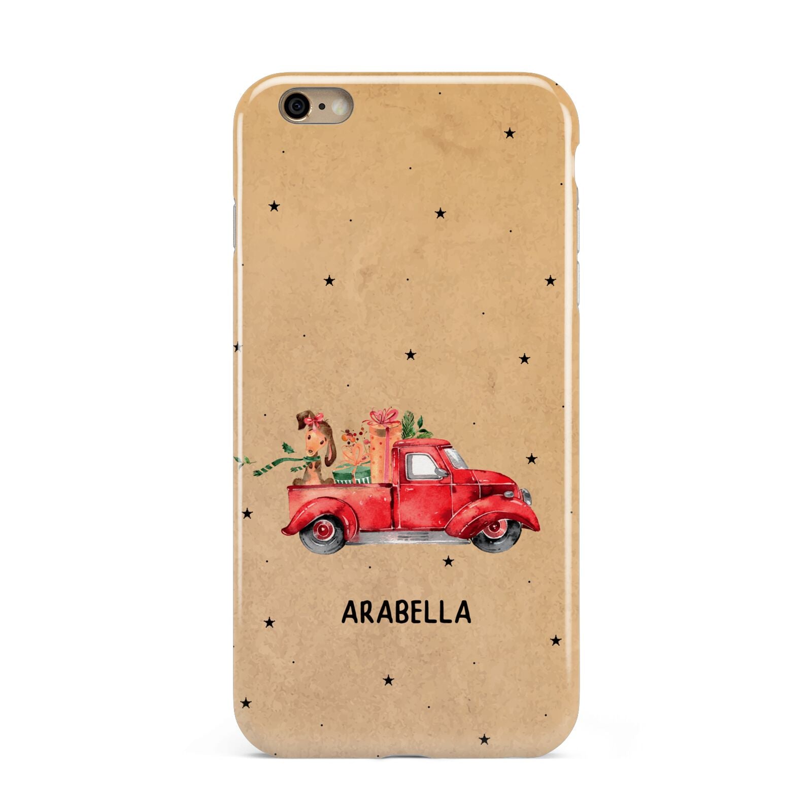 Christmas Truck Personalised Apple iPhone 6 Plus 3D Tough Case