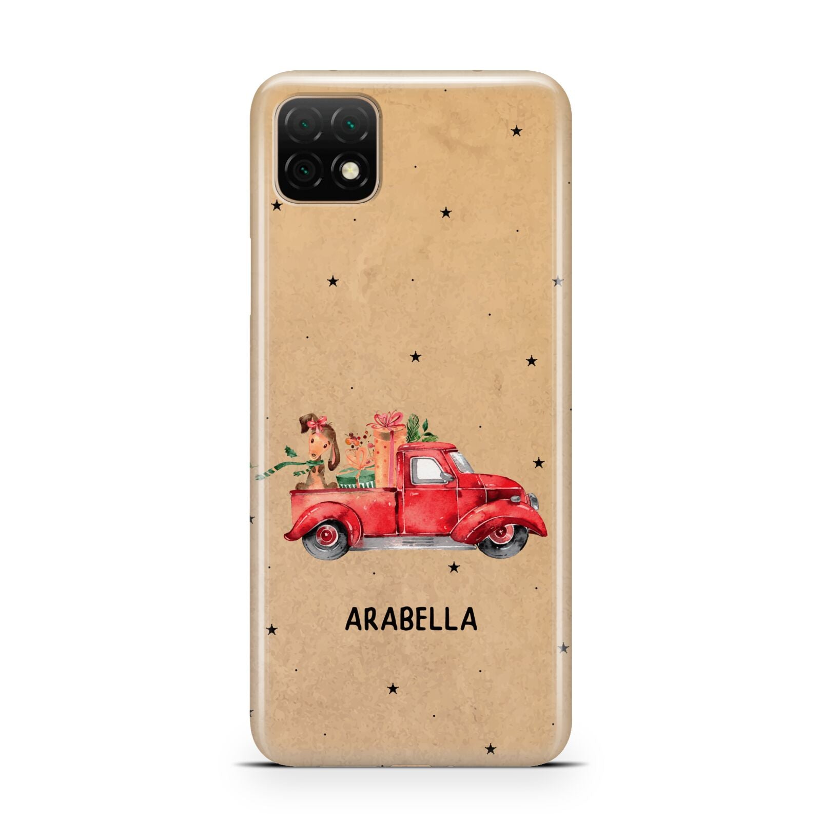 Christmas Truck Personalised Huawei Enjoy 20 Phone Case