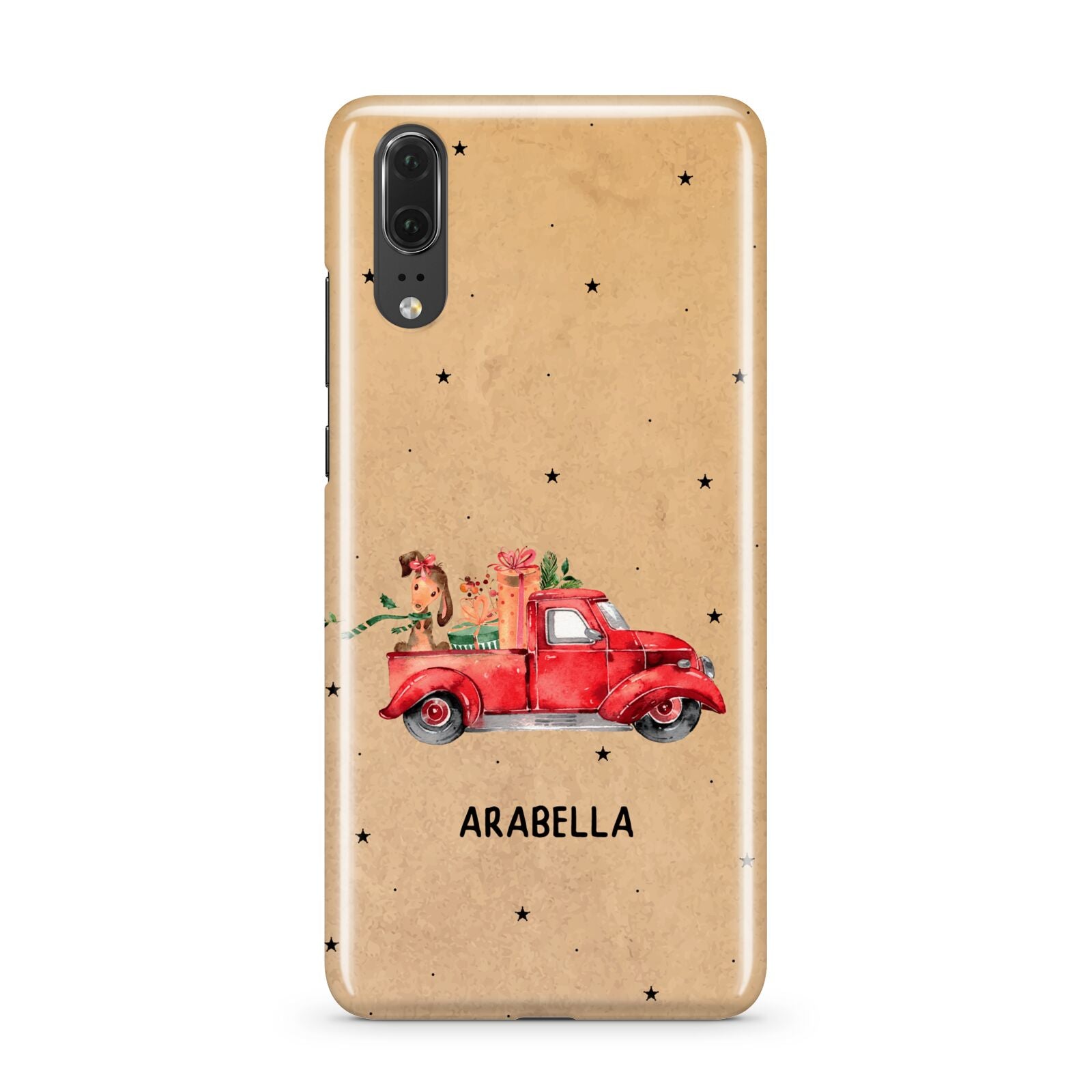 Christmas Truck Personalised Huawei P20 Phone Case