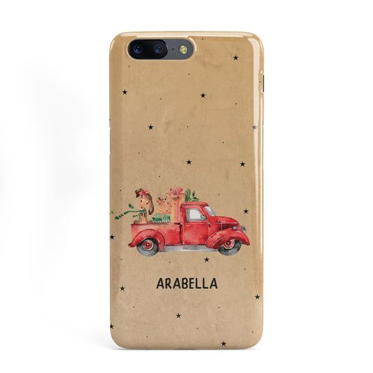 Christmas Truck Personalised OnePlus Case