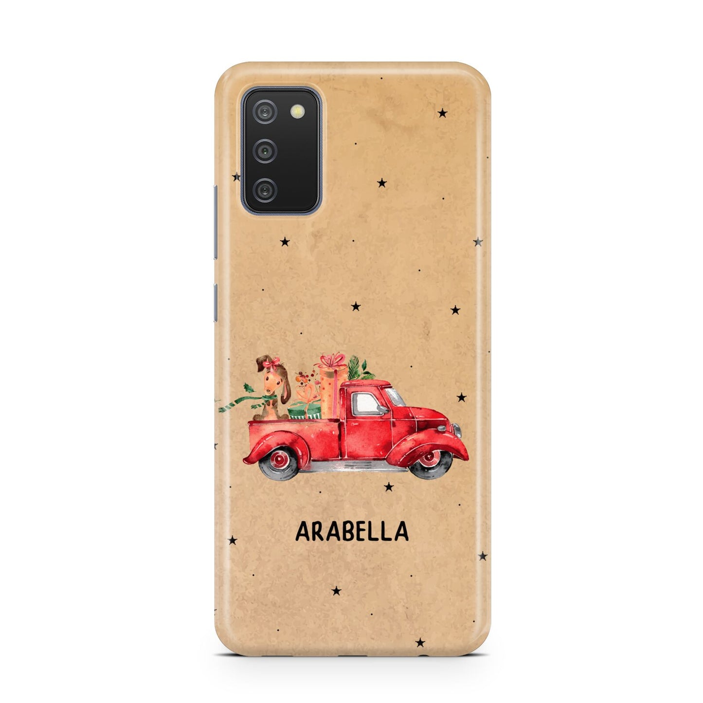 Christmas Truck Personalised Samsung A02s Case