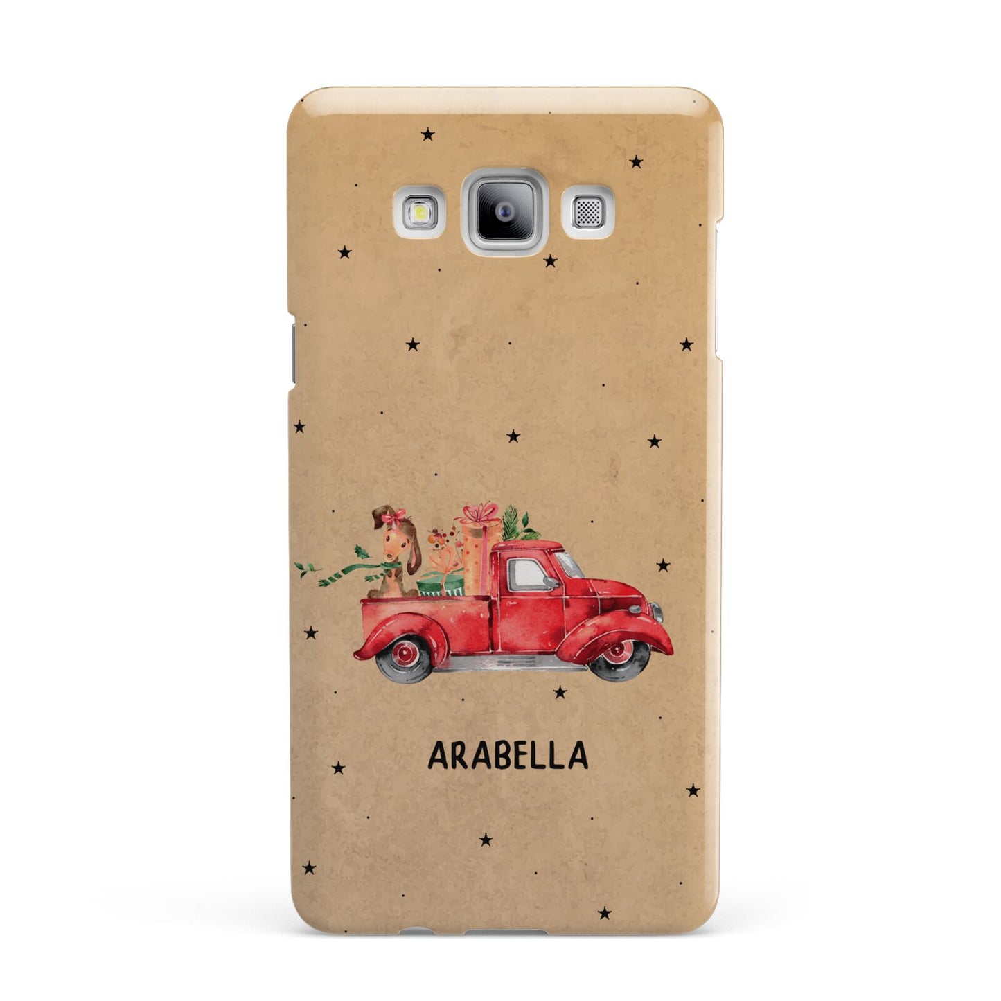 Christmas Truck Personalised Samsung Galaxy A7 2015 Case