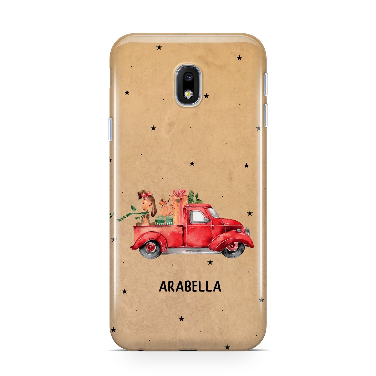 Christmas Truck Personalised Samsung Galaxy J3 2017 Case