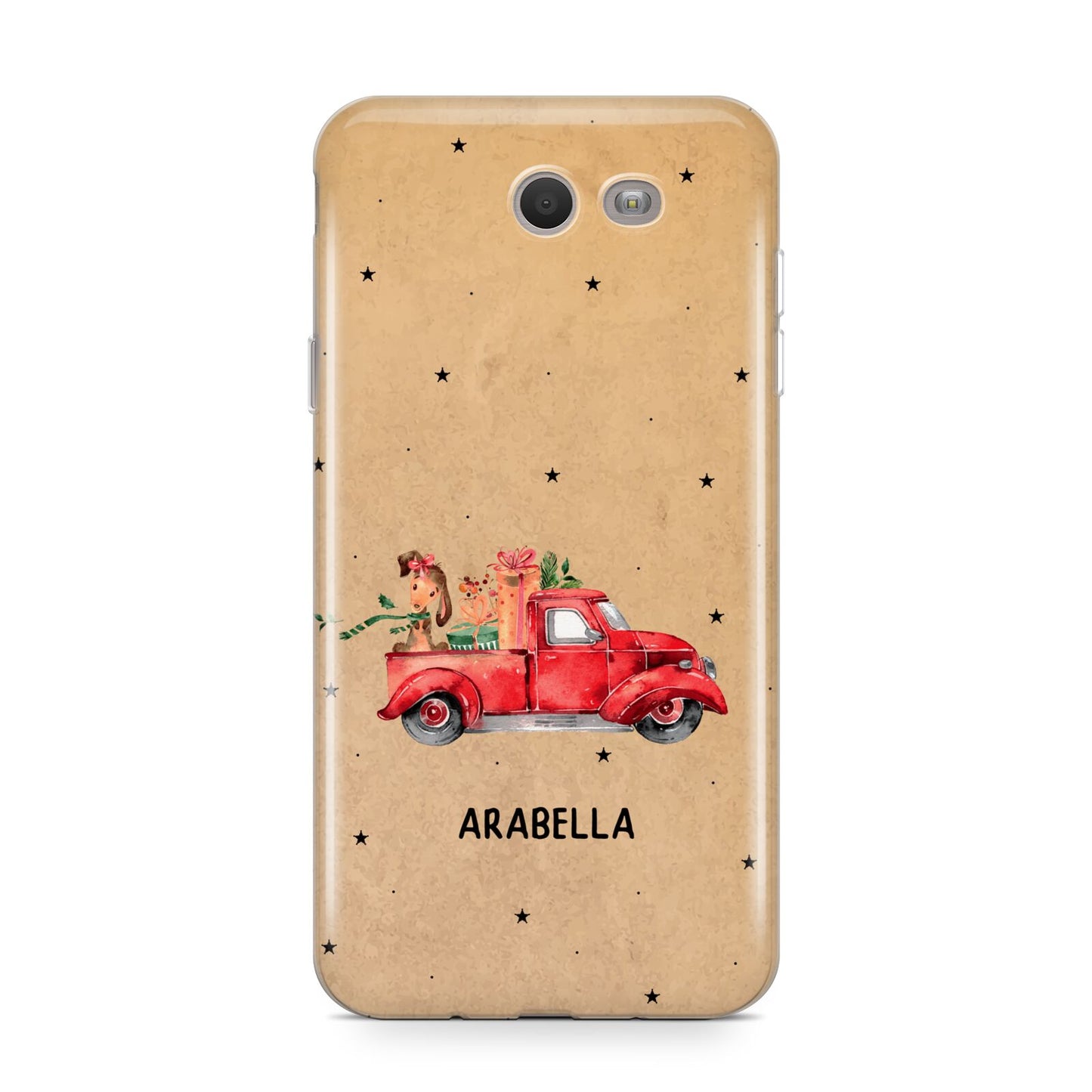 Christmas Truck Personalised Samsung Galaxy J7 2017 Case