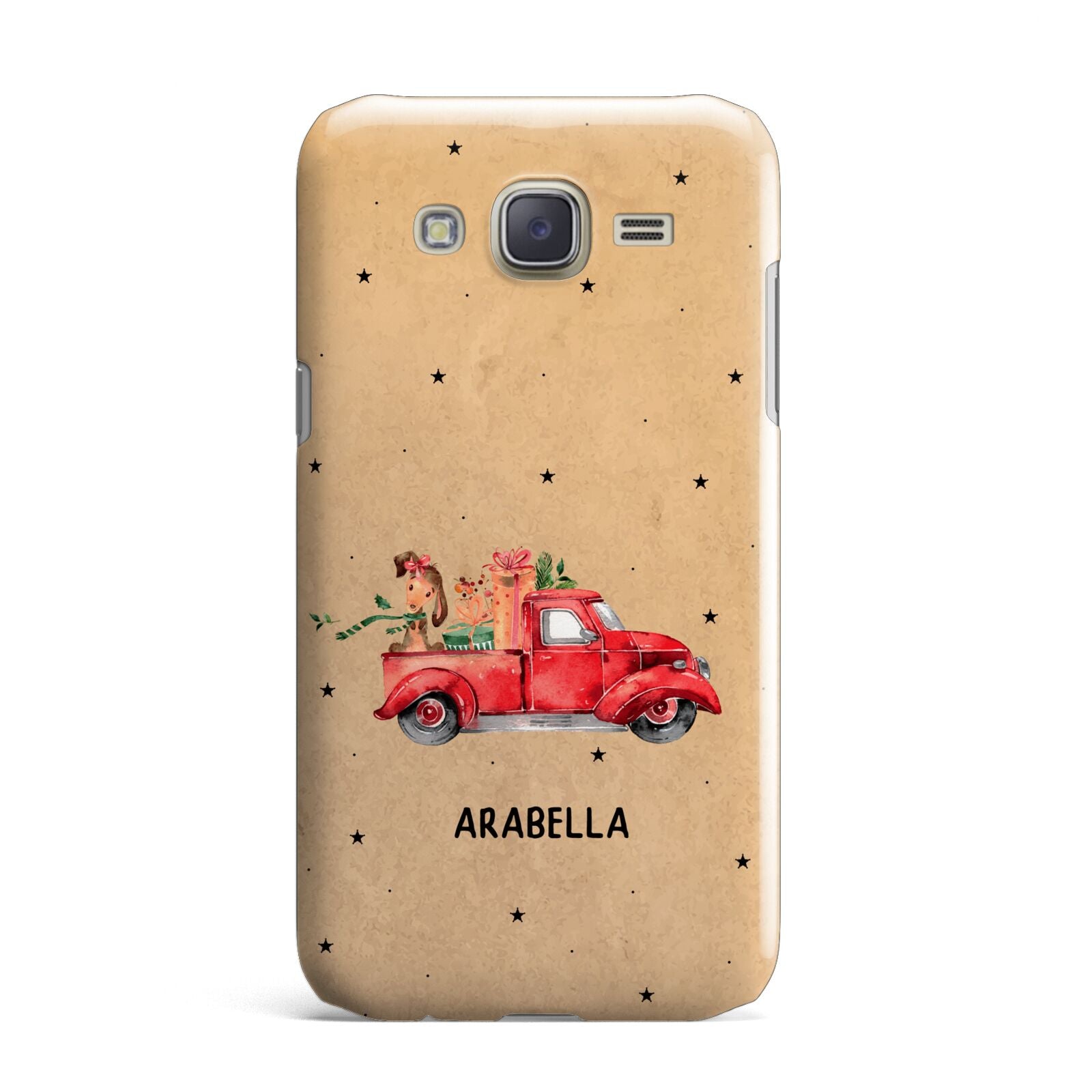 Christmas Truck Personalised Samsung Galaxy J7 Case