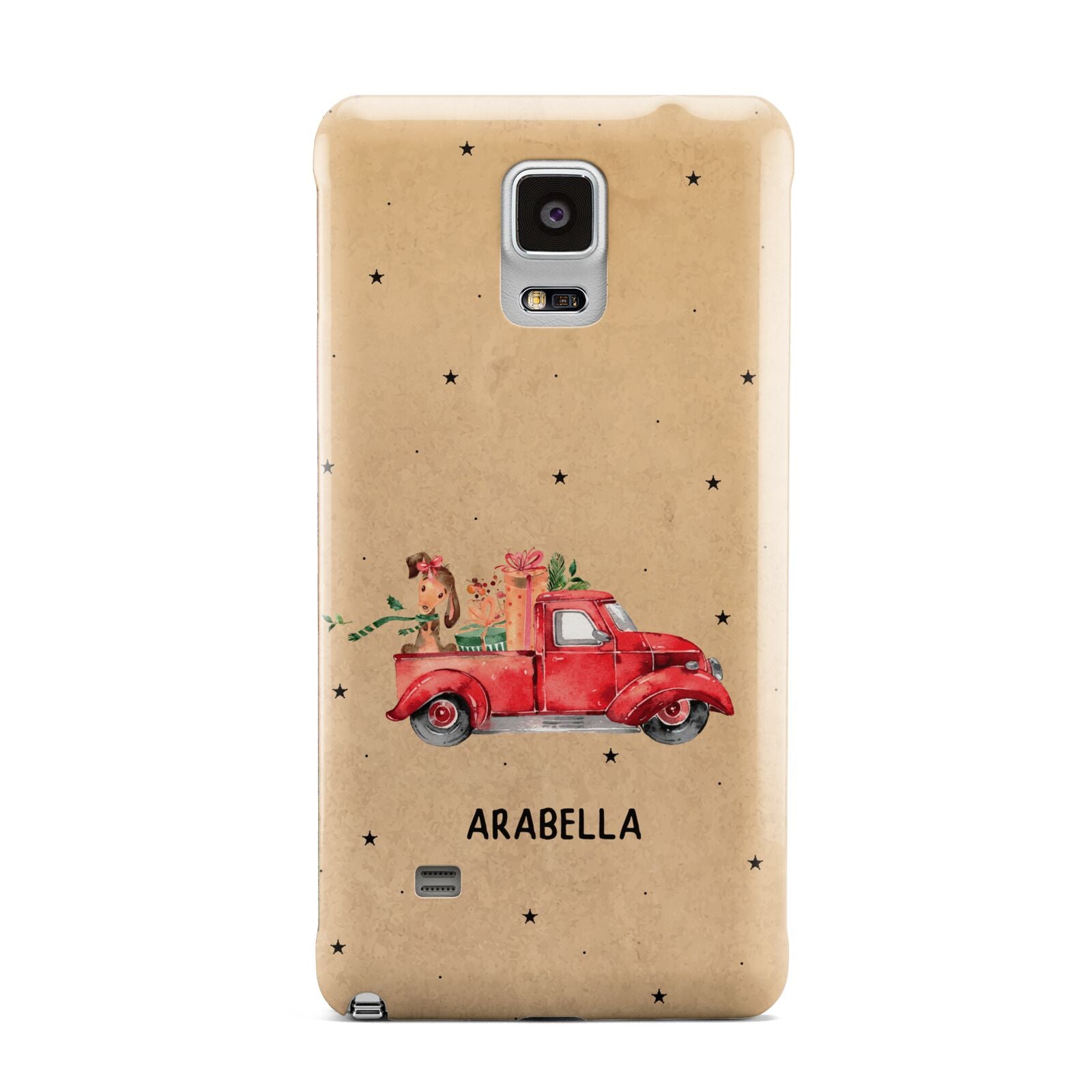 Christmas Truck Personalised Samsung Galaxy Note 4 Case