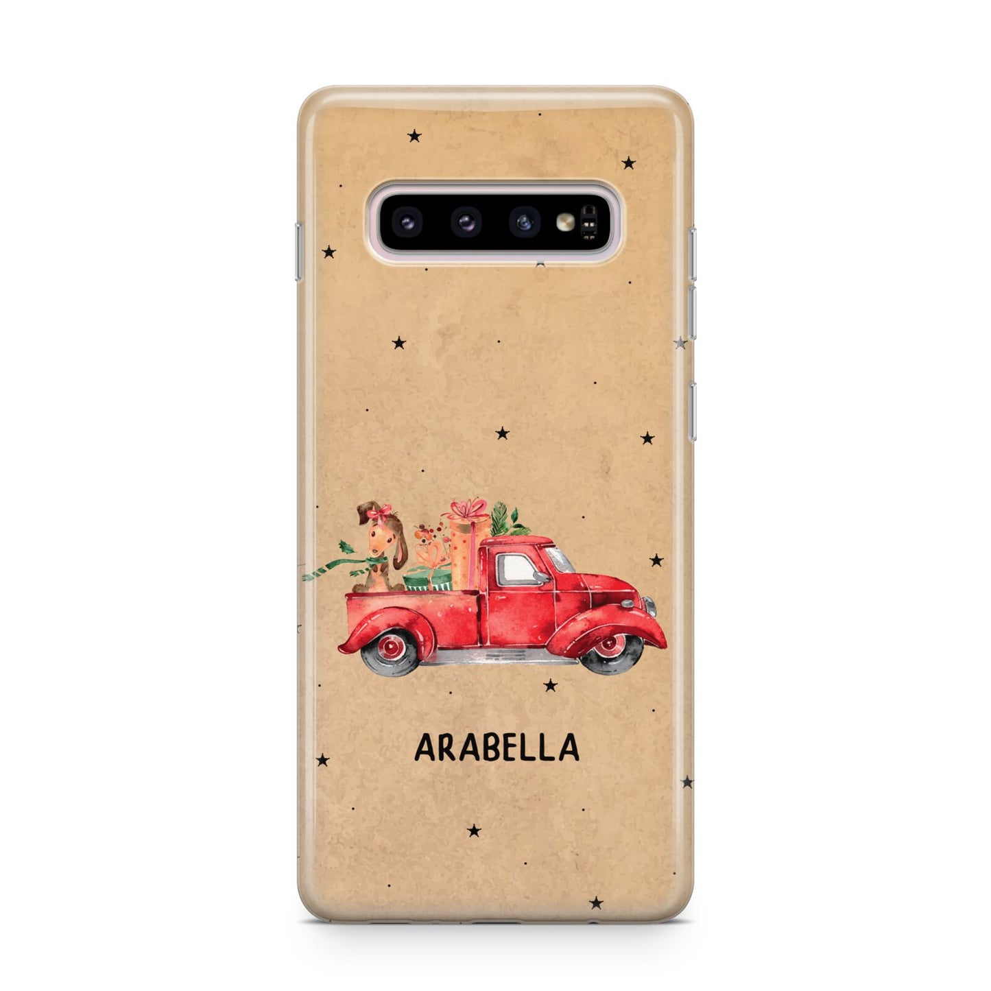 Christmas Truck Personalised Samsung Galaxy S10 Plus Case