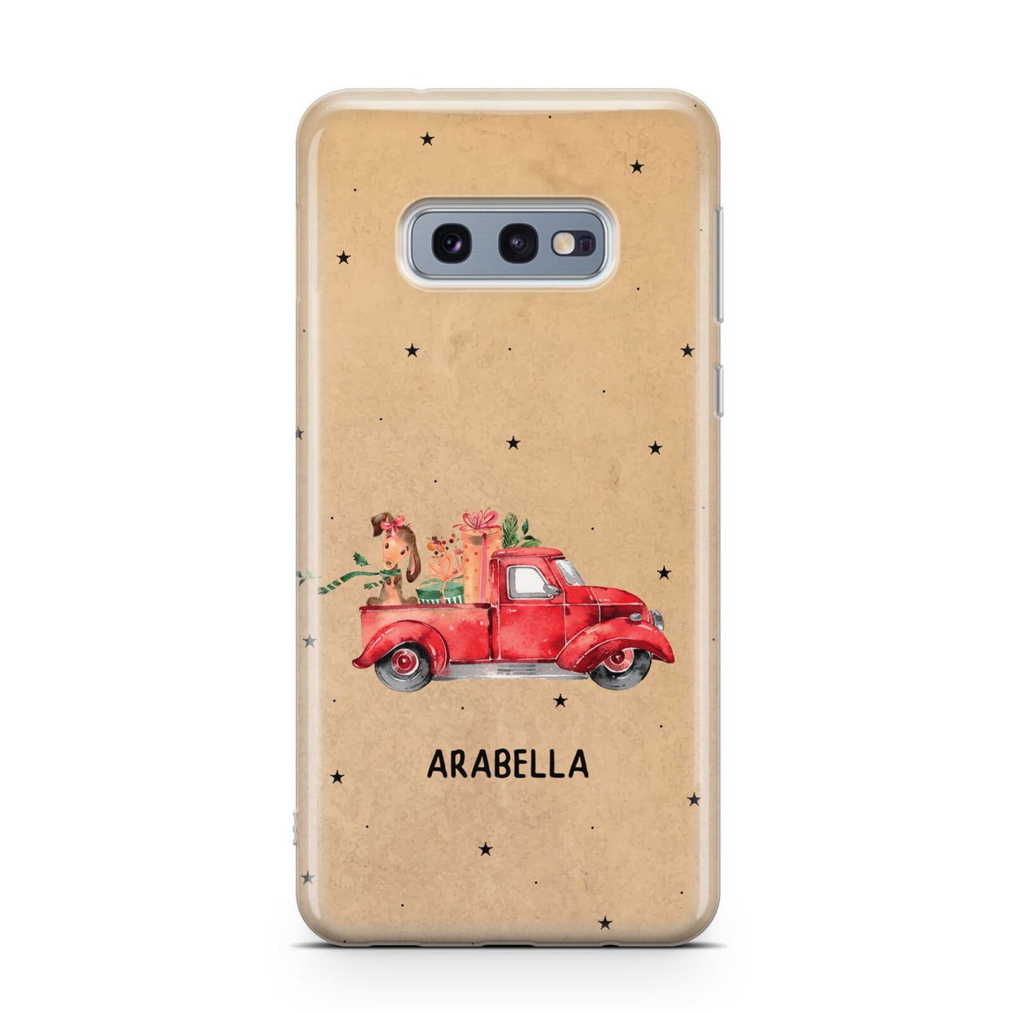 Christmas Truck Personalised Samsung Galaxy S10E Case