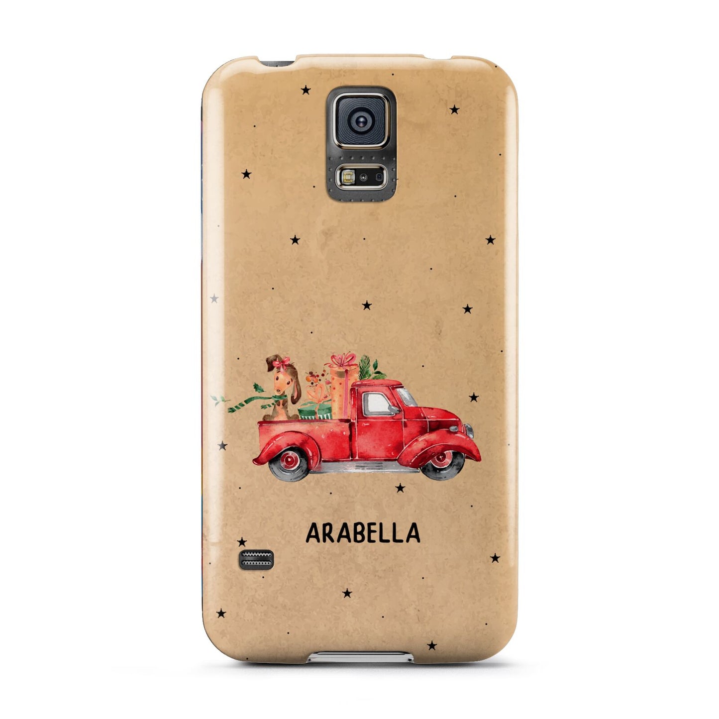 Christmas Truck Personalised Samsung Galaxy S5 Case