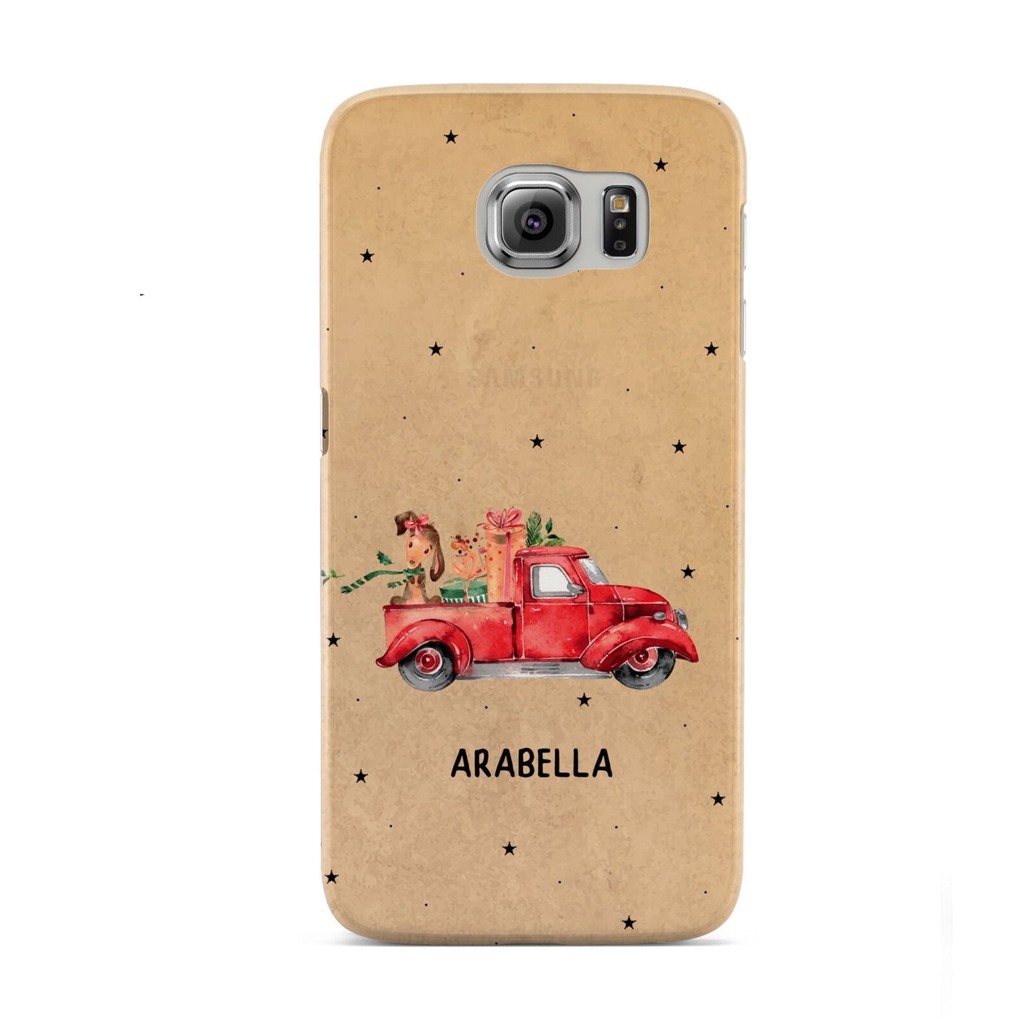 Christmas Truck Personalised Samsung Galaxy S6 Case