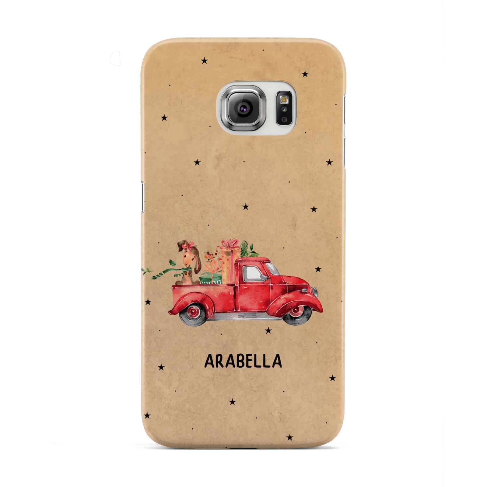 Christmas Truck Personalised Samsung Galaxy S6 Edge Case