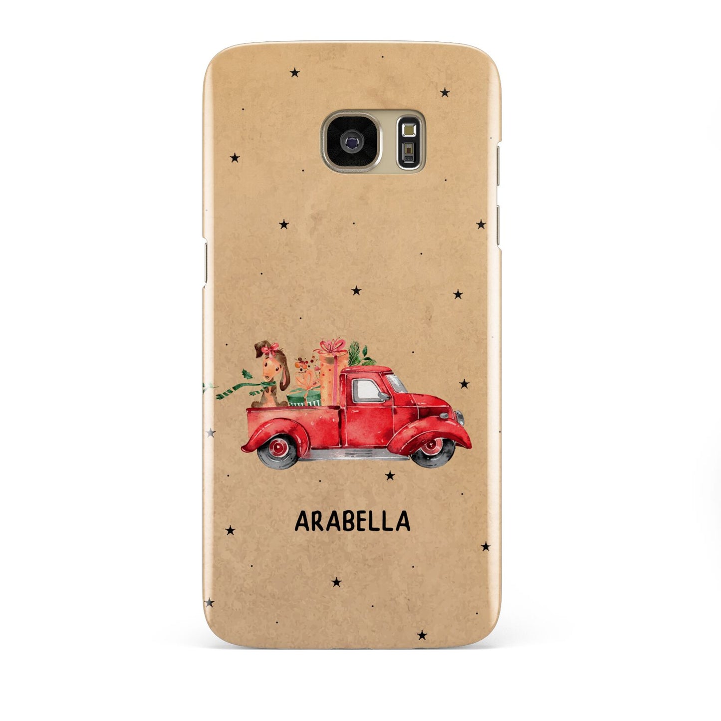 Christmas Truck Personalised Samsung Galaxy S7 Edge Case