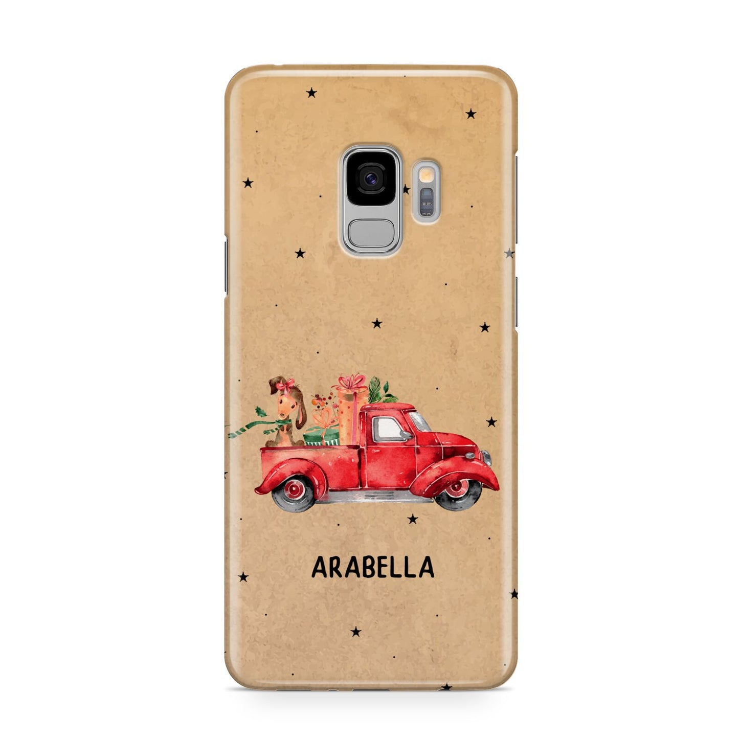 Christmas Truck Personalised Samsung Galaxy S9 Case