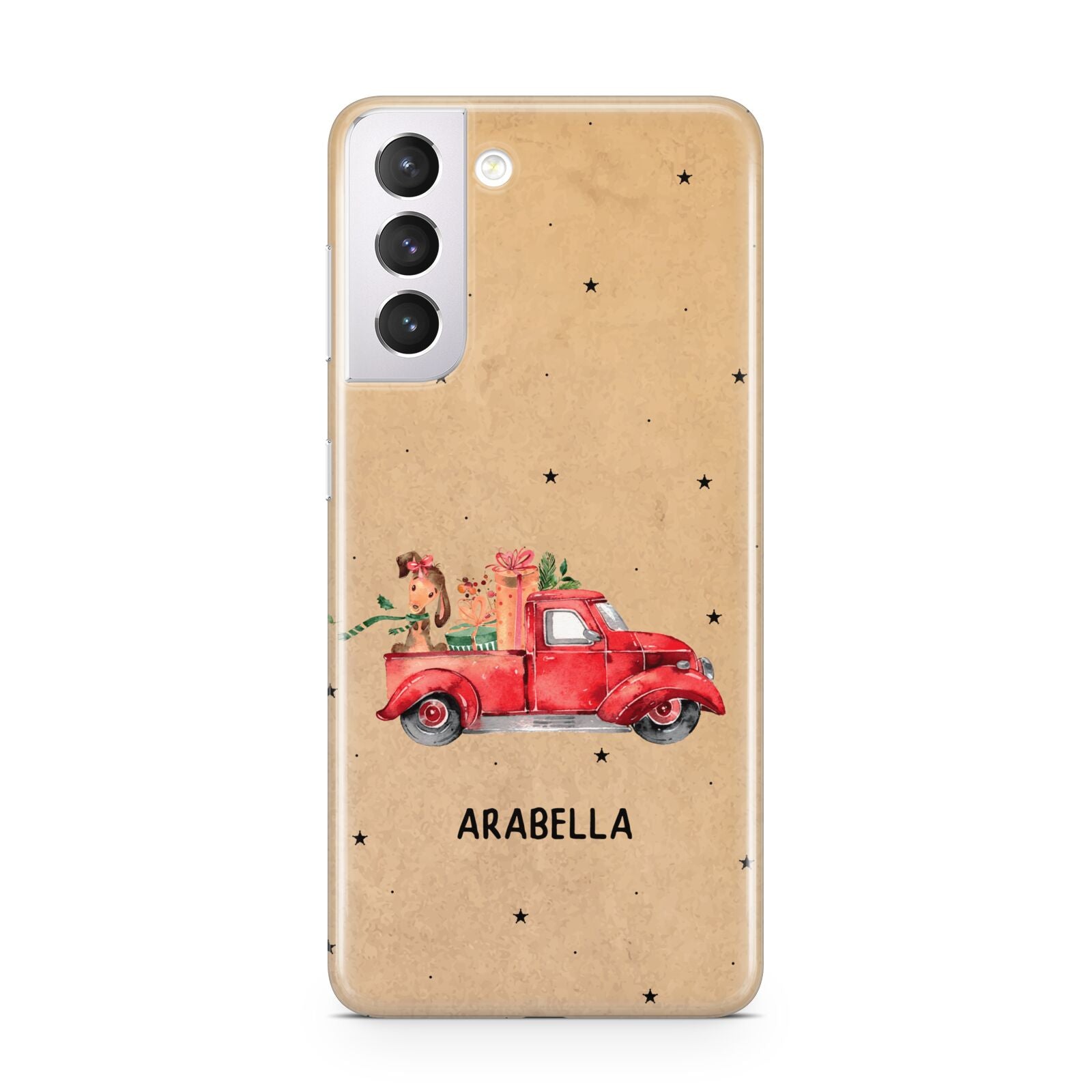 Christmas Truck Personalised Samsung S21 Case