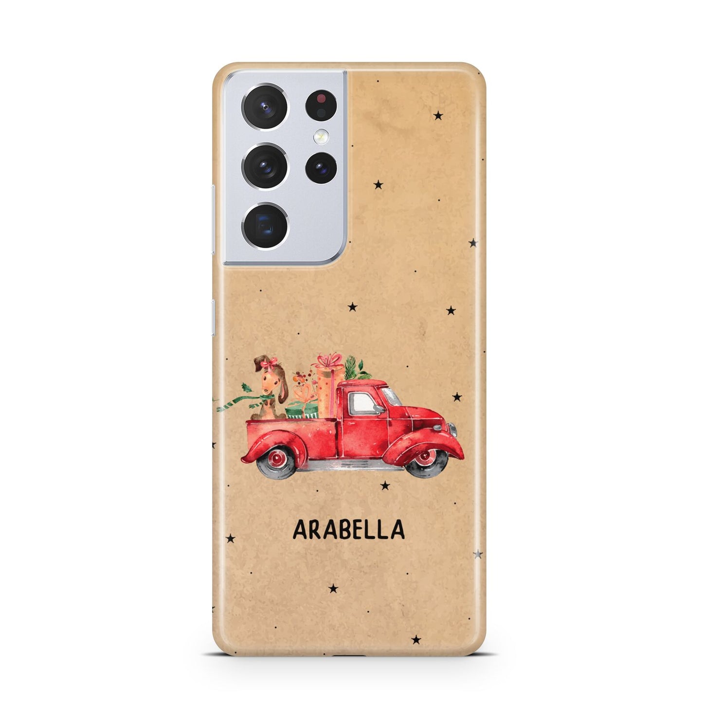 Christmas Truck Personalised Samsung S21 Ultra Case