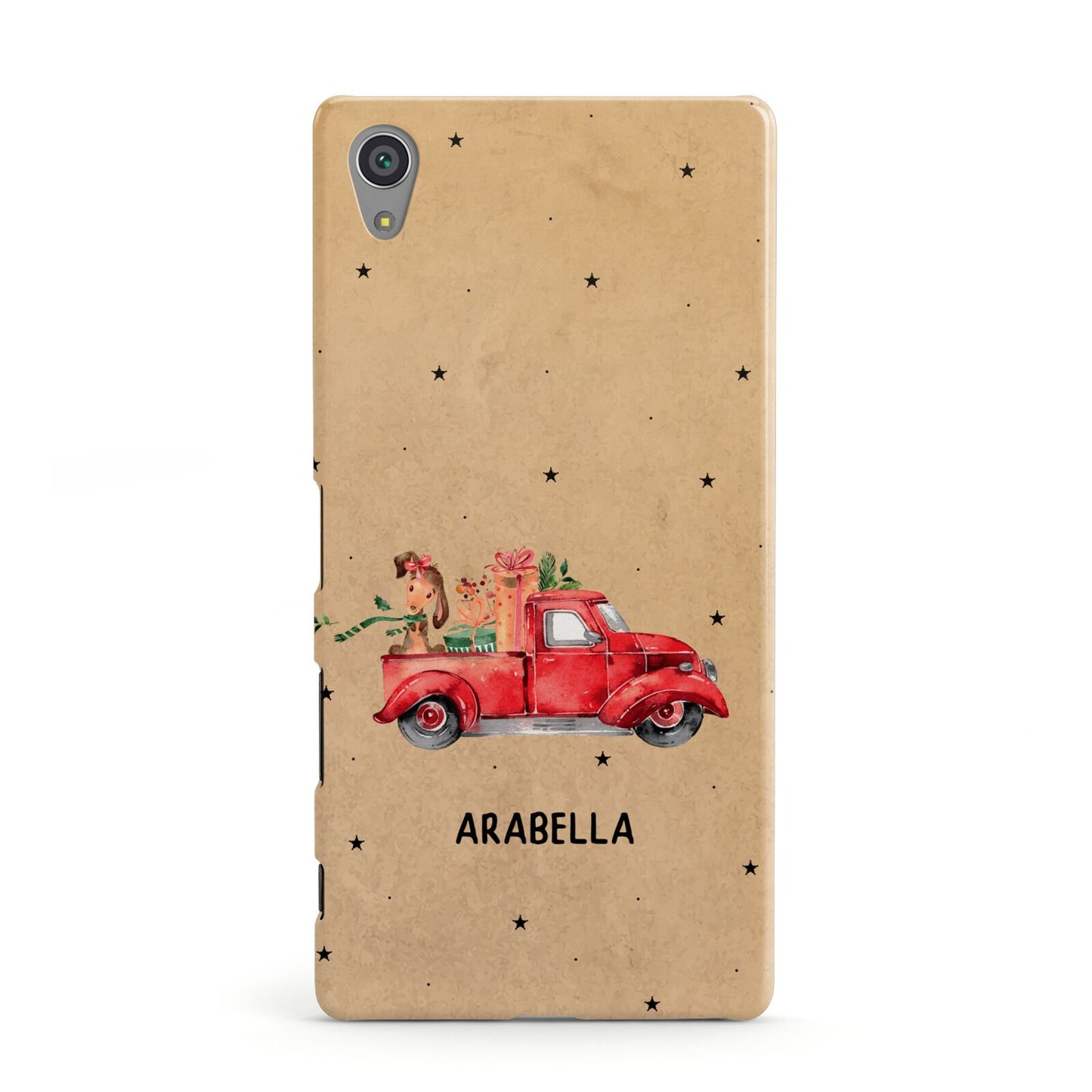 Christmas Truck Personalised Sony Xperia Case