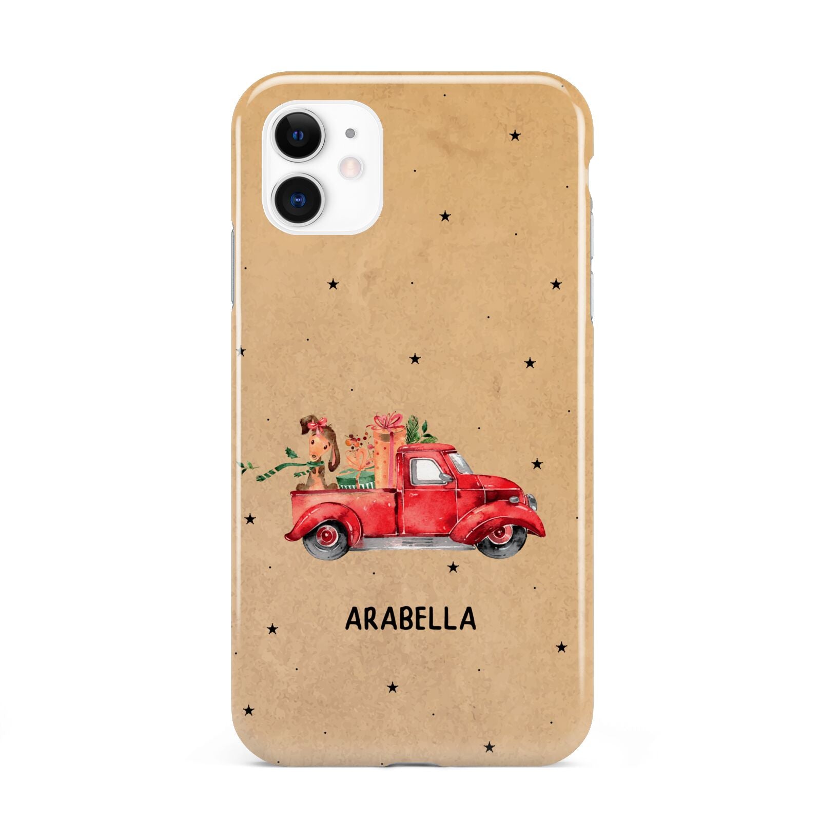 Christmas Truck Personalised iPhone 11 3D Tough Case