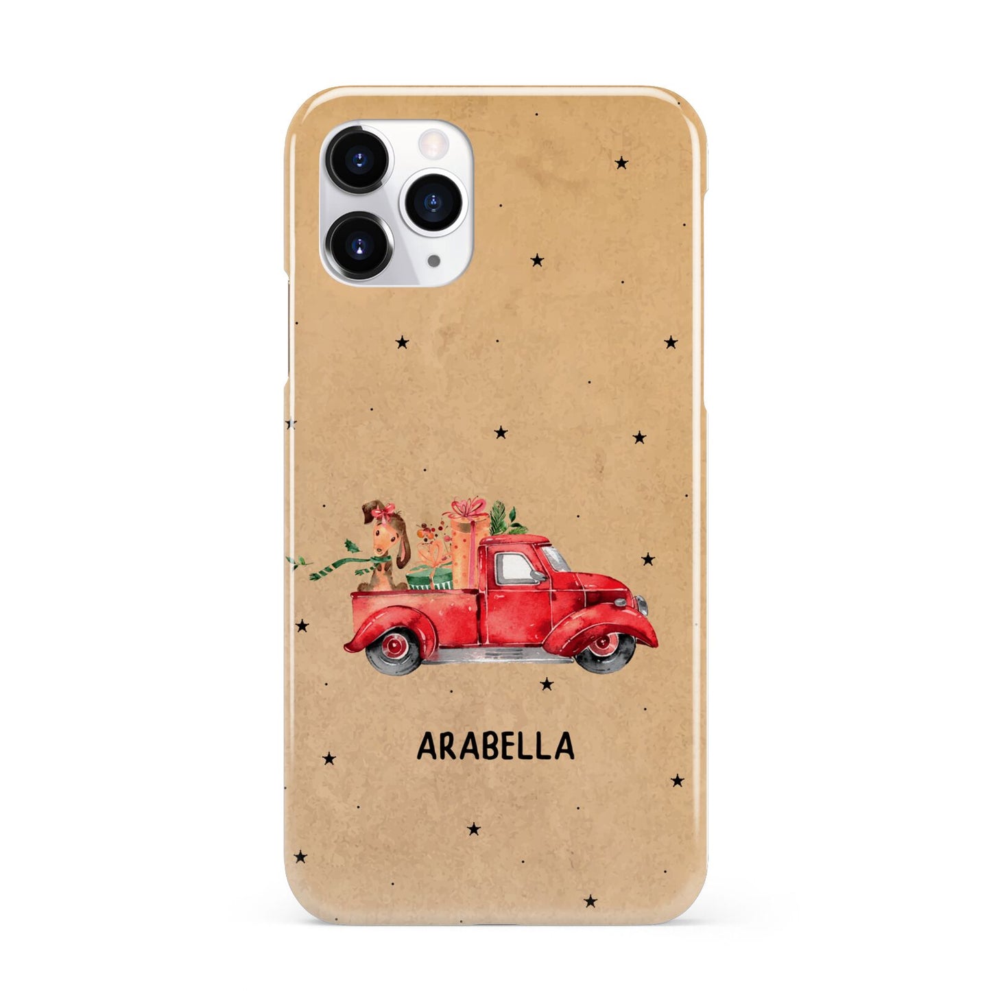 Christmas Truck Personalised iPhone 11 Pro 3D Snap Case