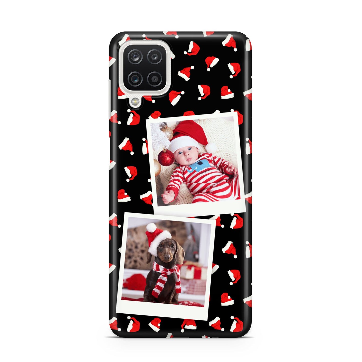 Christmas Two Photo Samsung A12 Case