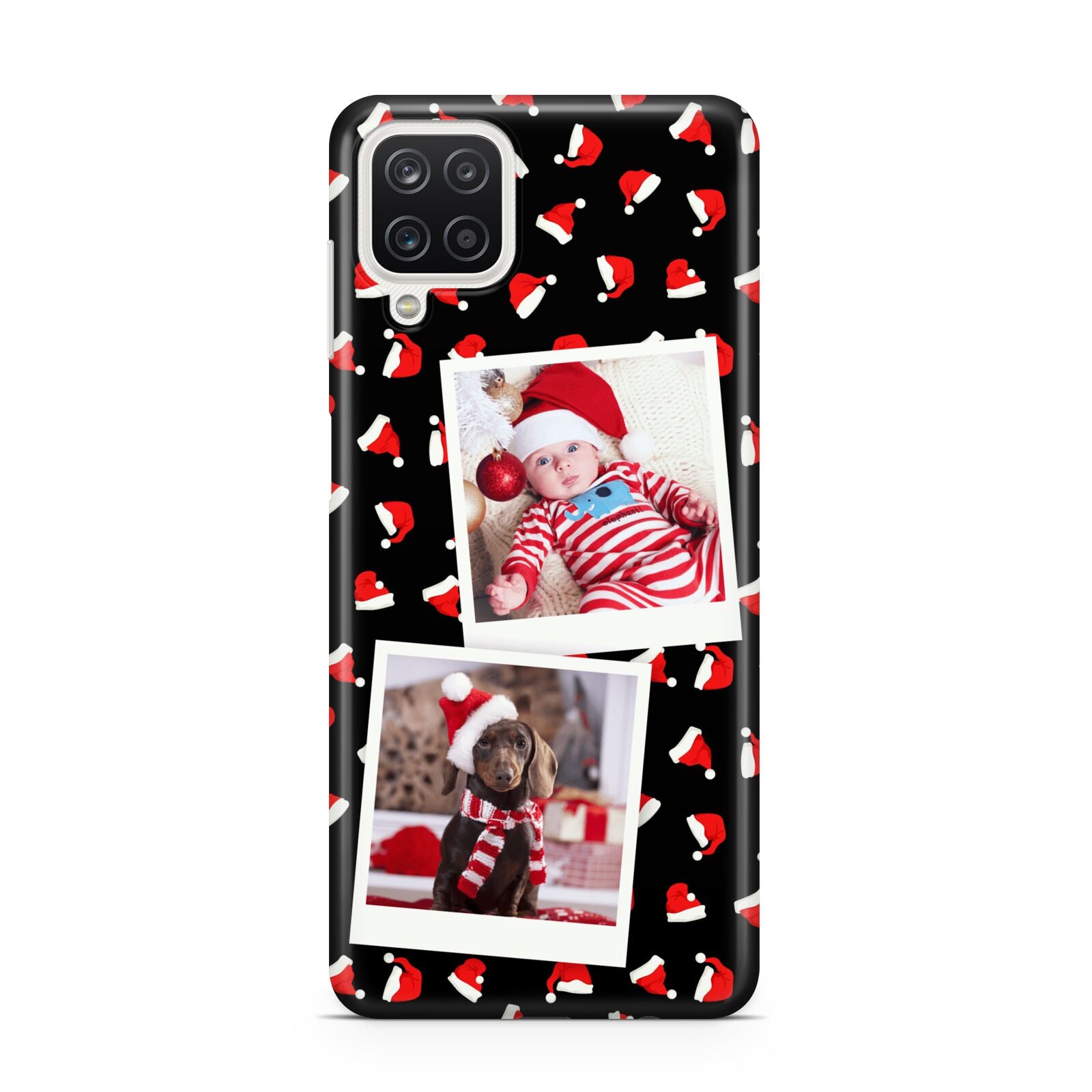 Christmas Two Photo Samsung A12 Case