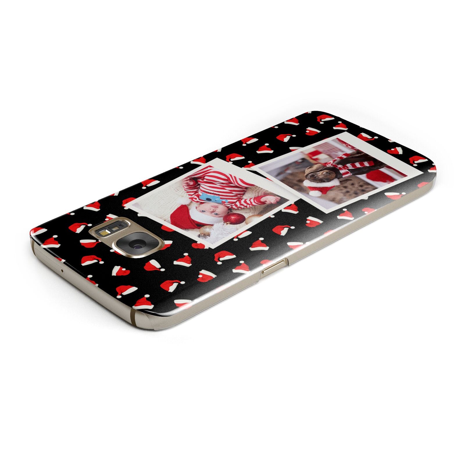 Christmas Two Photo Samsung Galaxy Case Top Cutout