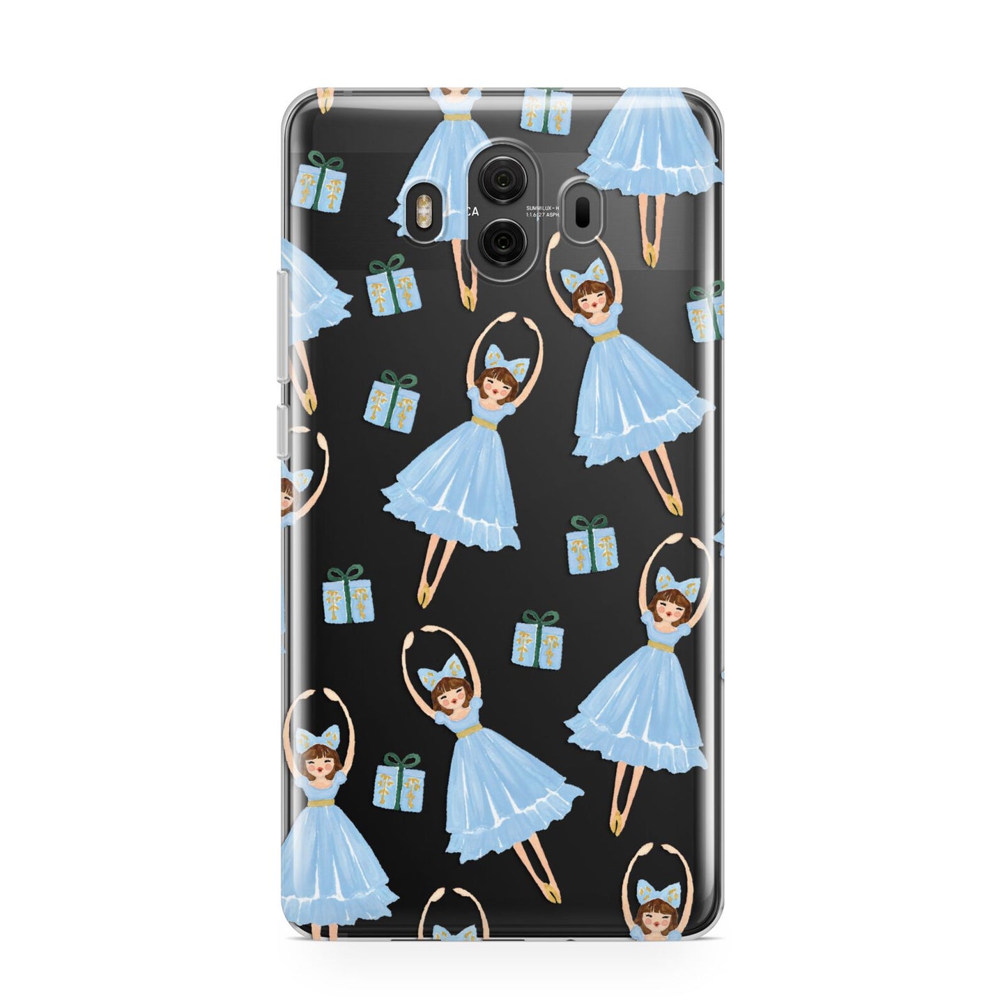 Christmas ballerina present Huawei Mate 10 Protective Phone Case