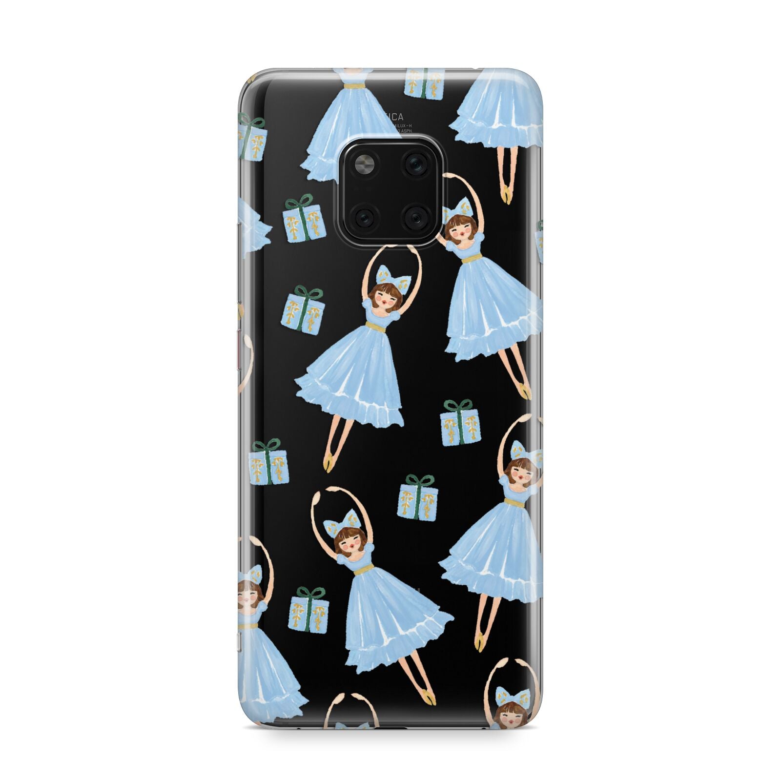 Christmas ballerina present Huawei Mate 20 Pro Phone Case