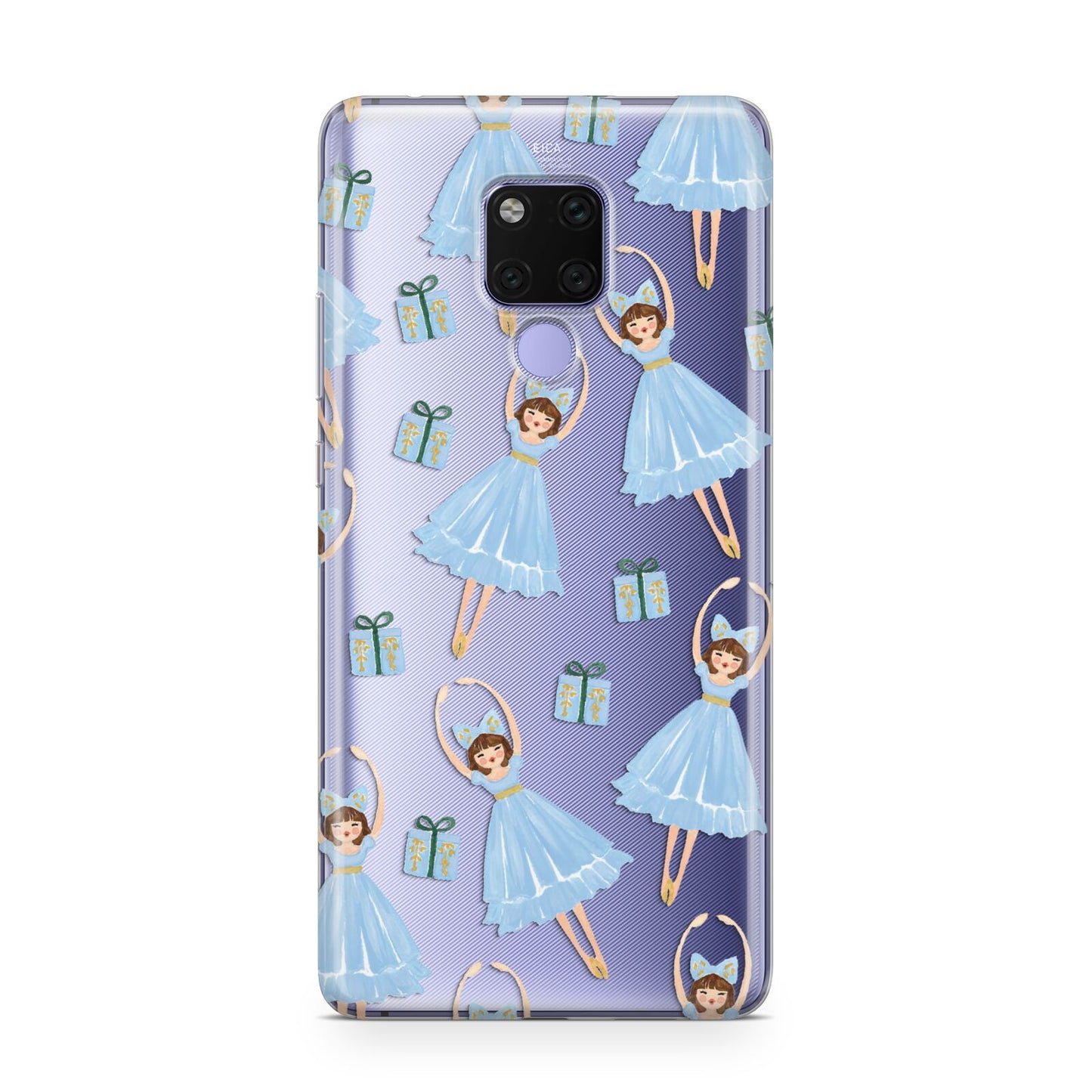 Christmas ballerina present Huawei Mate 20X Phone Case