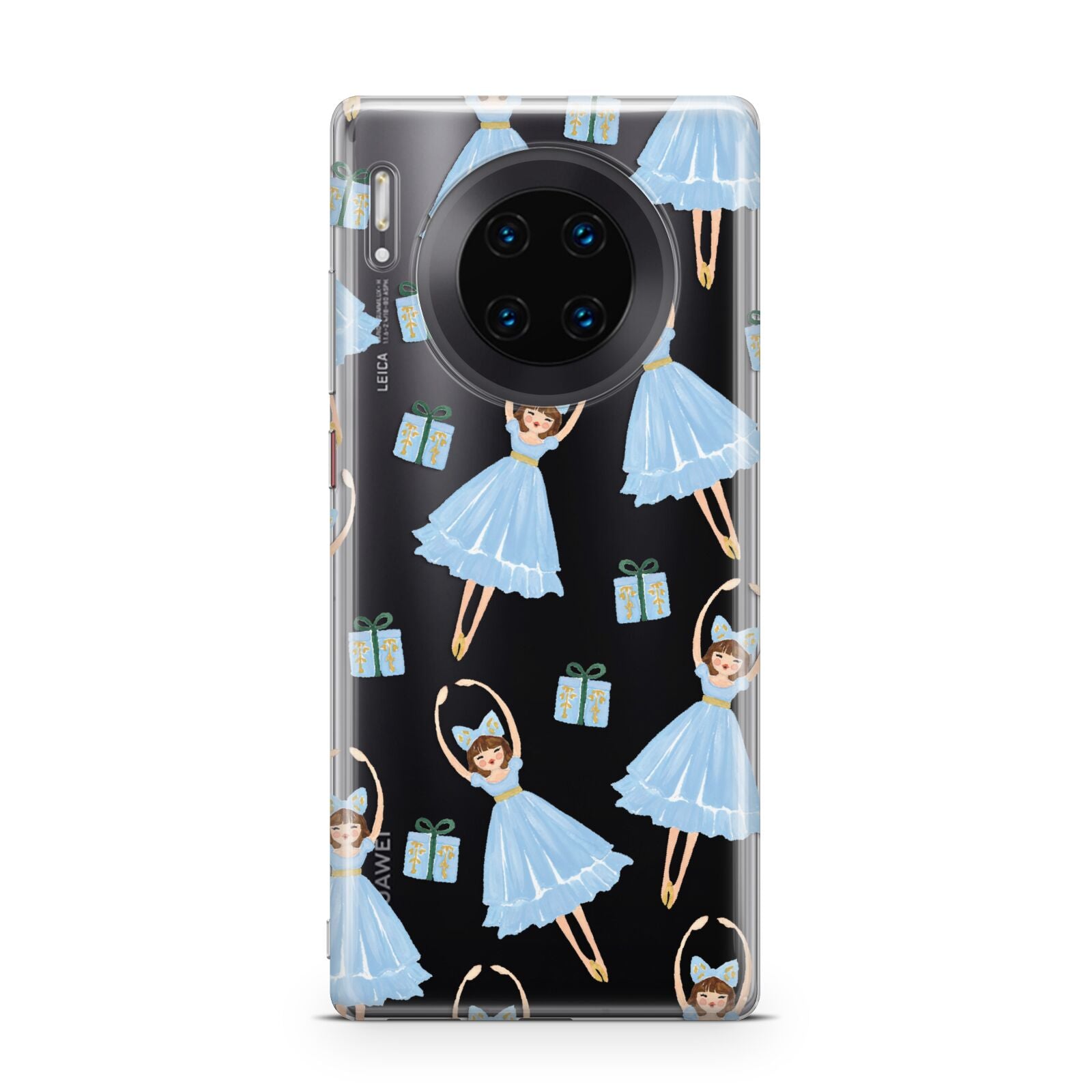 Christmas ballerina present Huawei Mate 30 Pro Phone Case