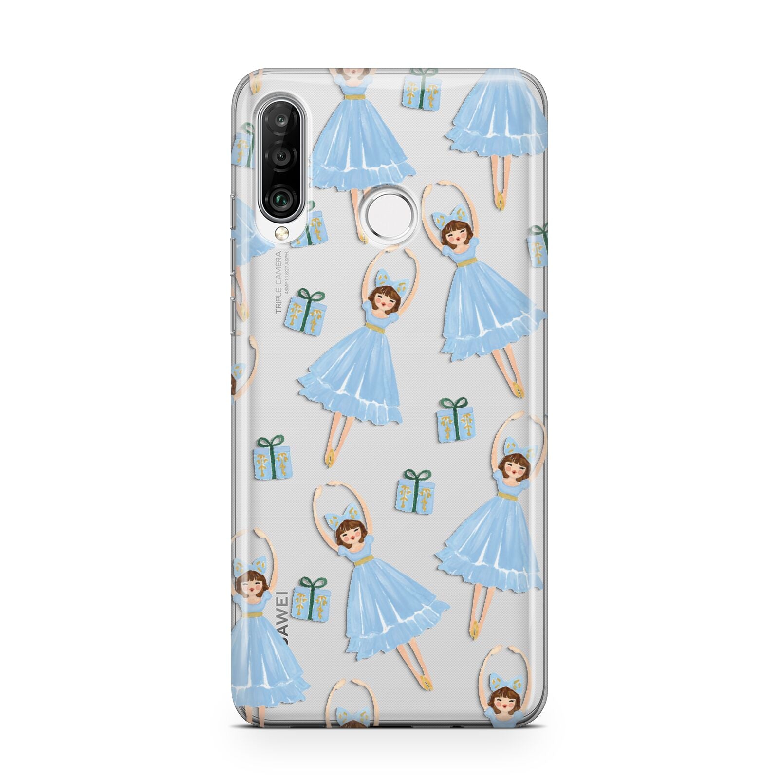 Christmas ballerina present Huawei P30 Lite Phone Case