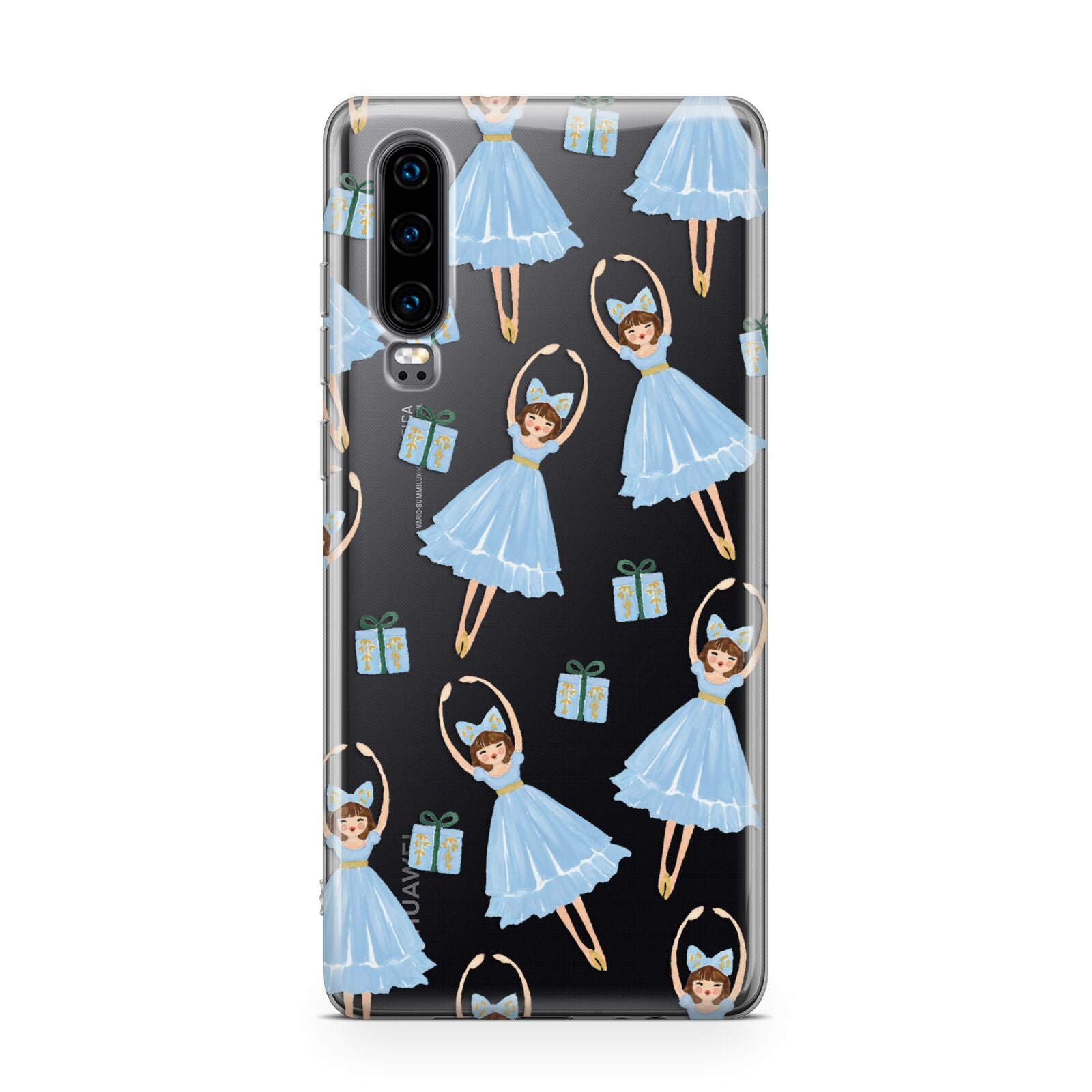 Christmas ballerina present Huawei P30 Phone Case