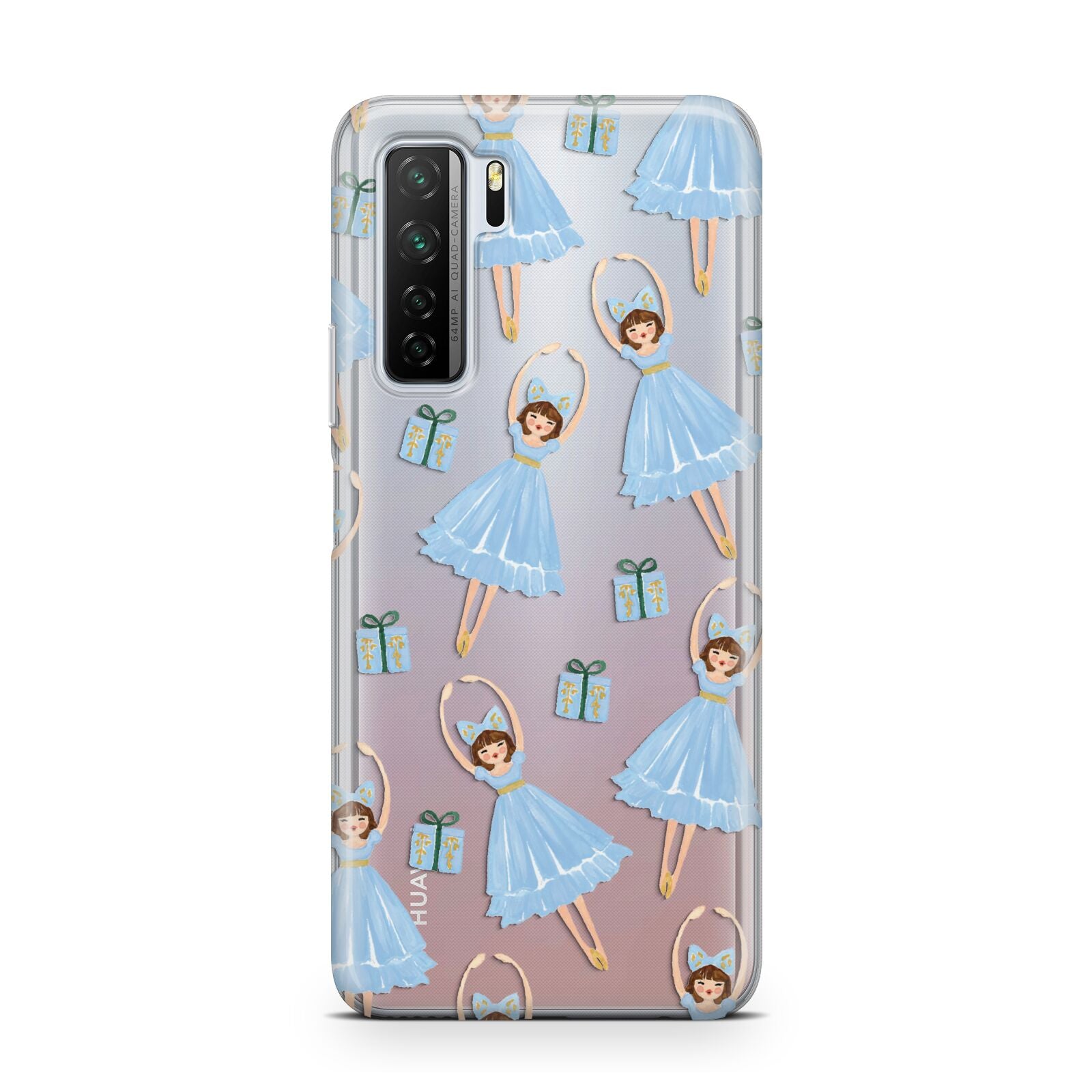 Christmas ballerina present Huawei P40 Lite 5G Phone Case