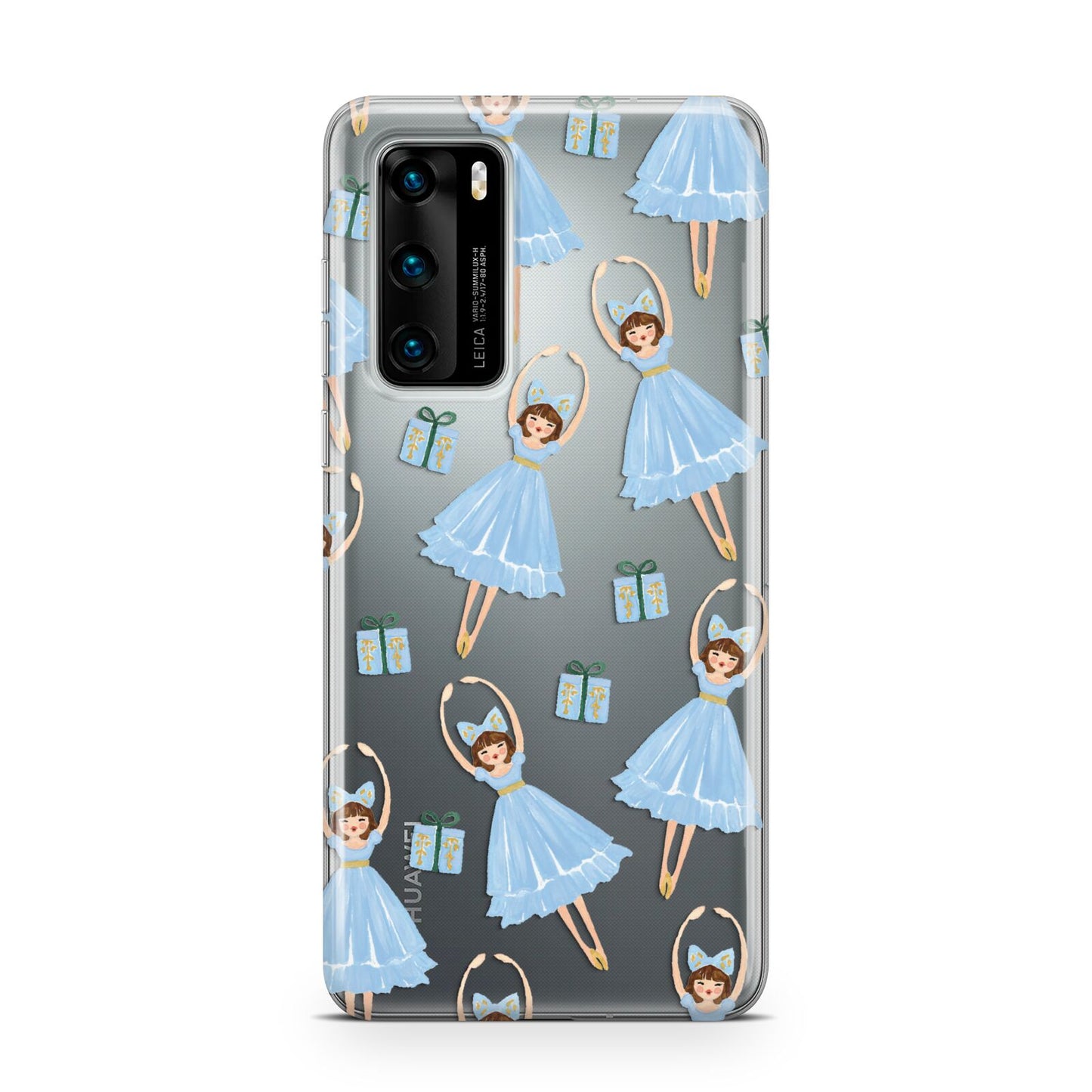 Christmas ballerina present Huawei P40 Phone Case