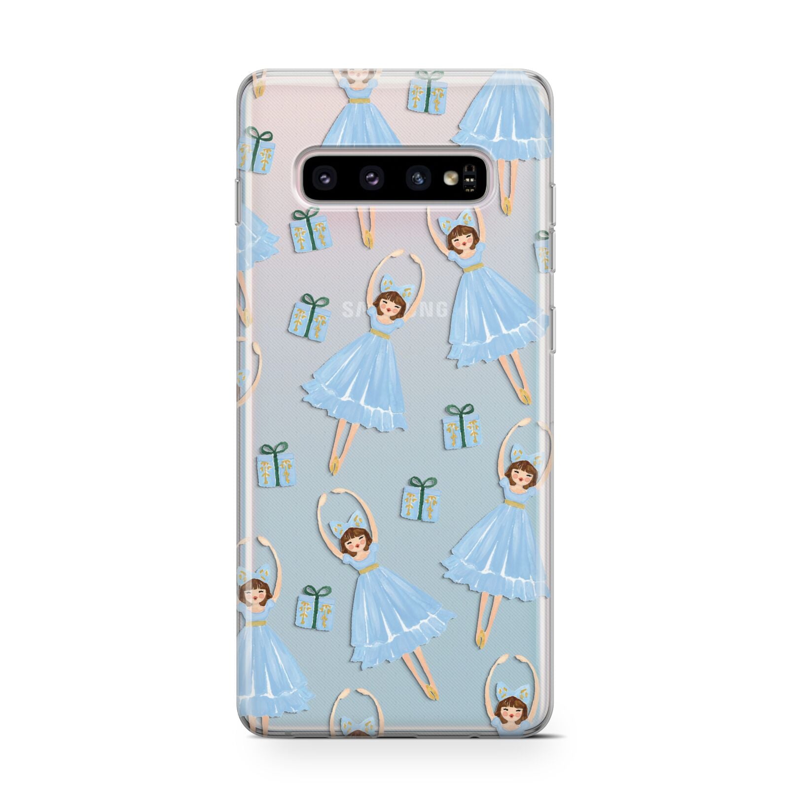 Christmas ballerina present Protective Samsung Galaxy Case