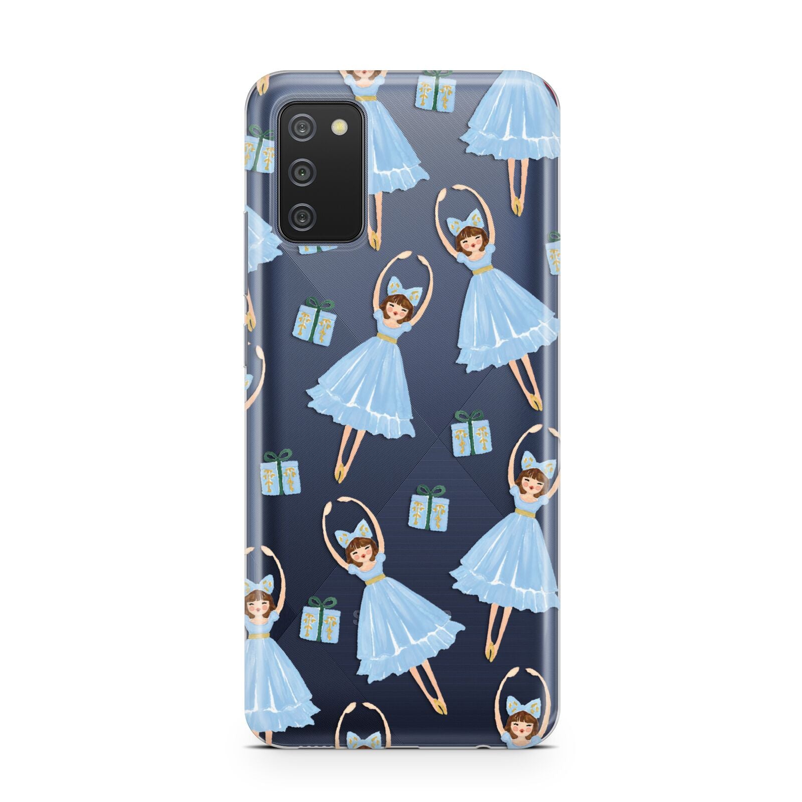 Christmas ballerina present Samsung A02s Case