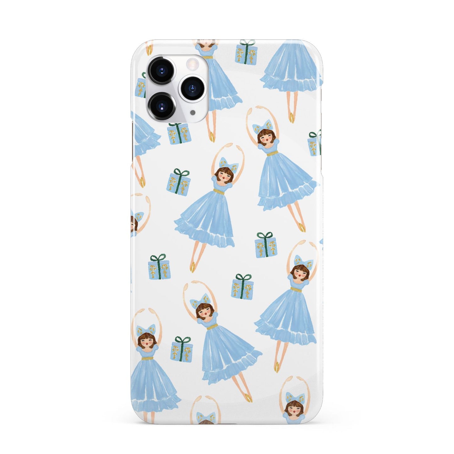 Christmas ballerina present iPhone 11 Pro Max 3D Snap Case