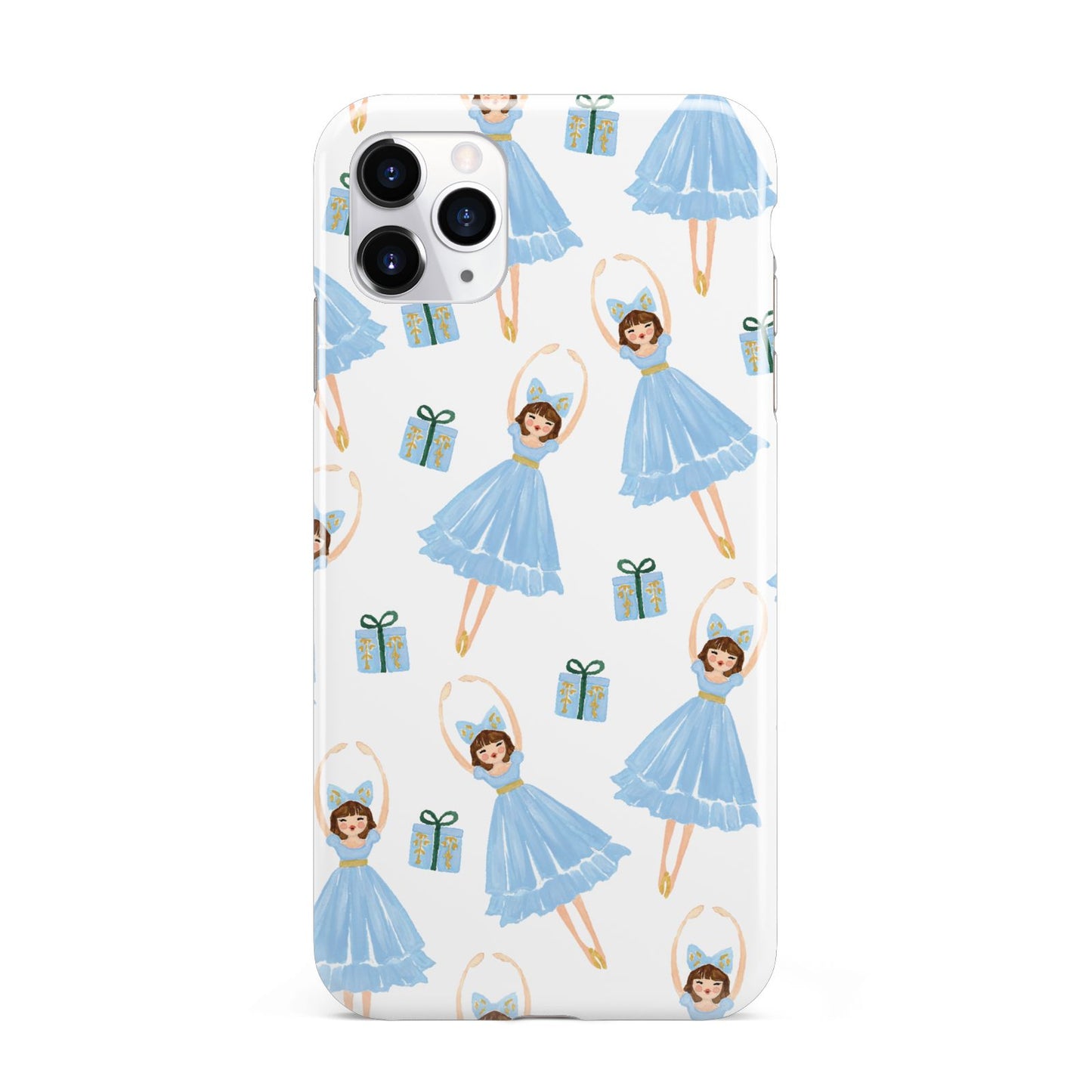 Christmas ballerina present iPhone 11 Pro Max 3D Tough Case