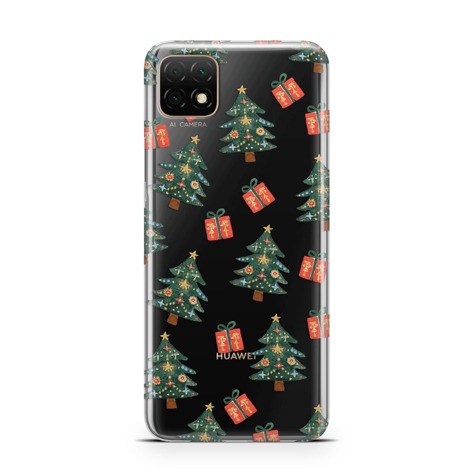 Christmas tree and presents Huawei Enjoy 20 Phone Case