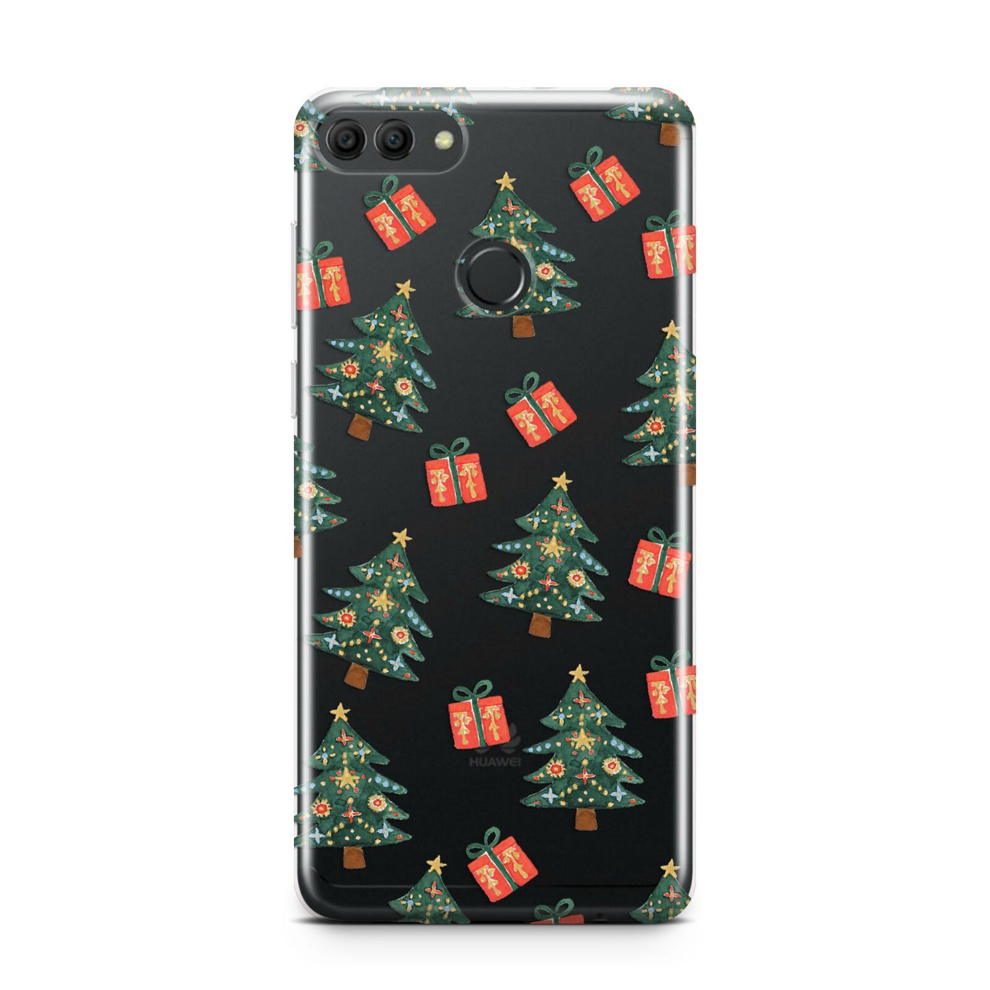 Christmas tree and presents Huawei Y9 2018