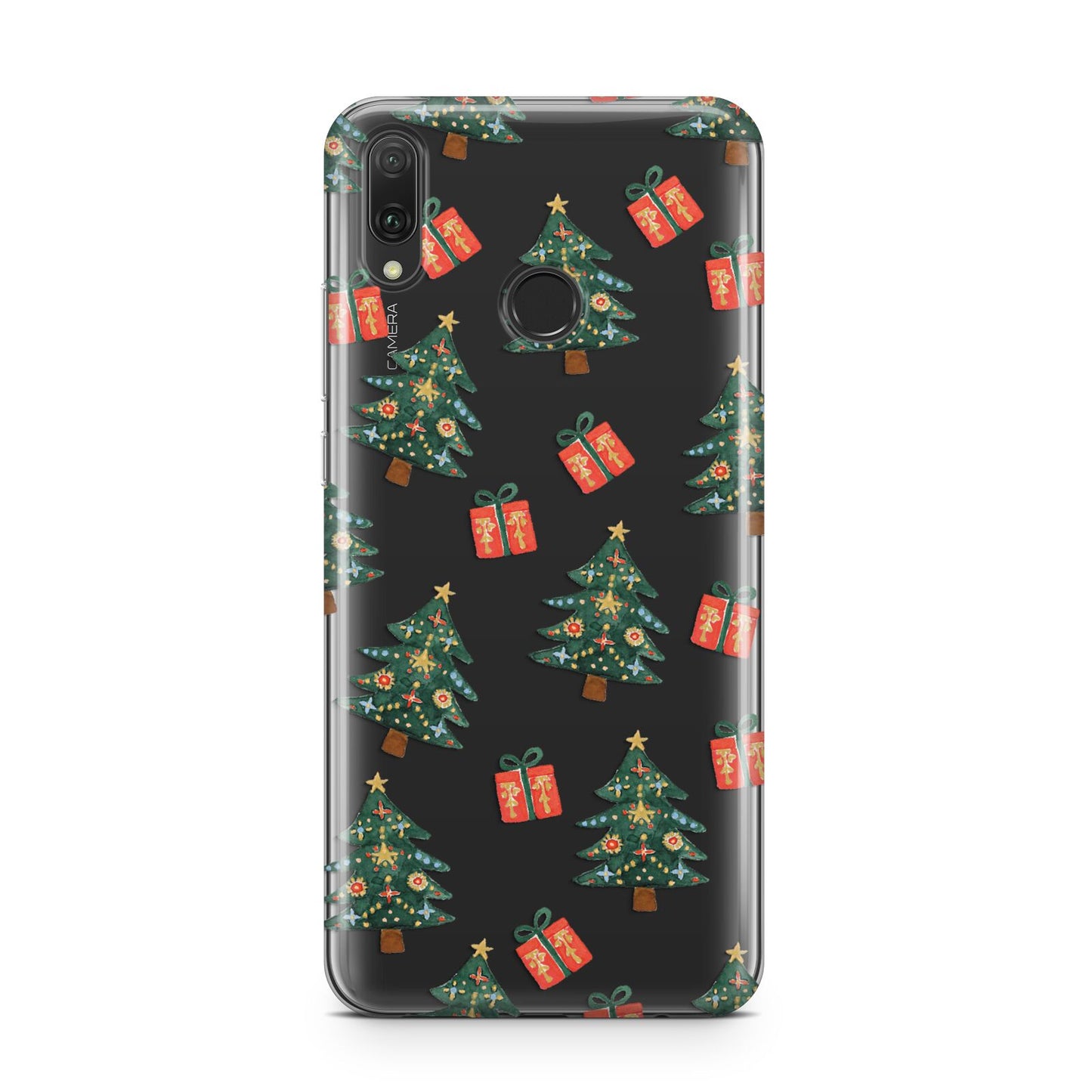 Christmas tree and presents Huawei Y9 2019