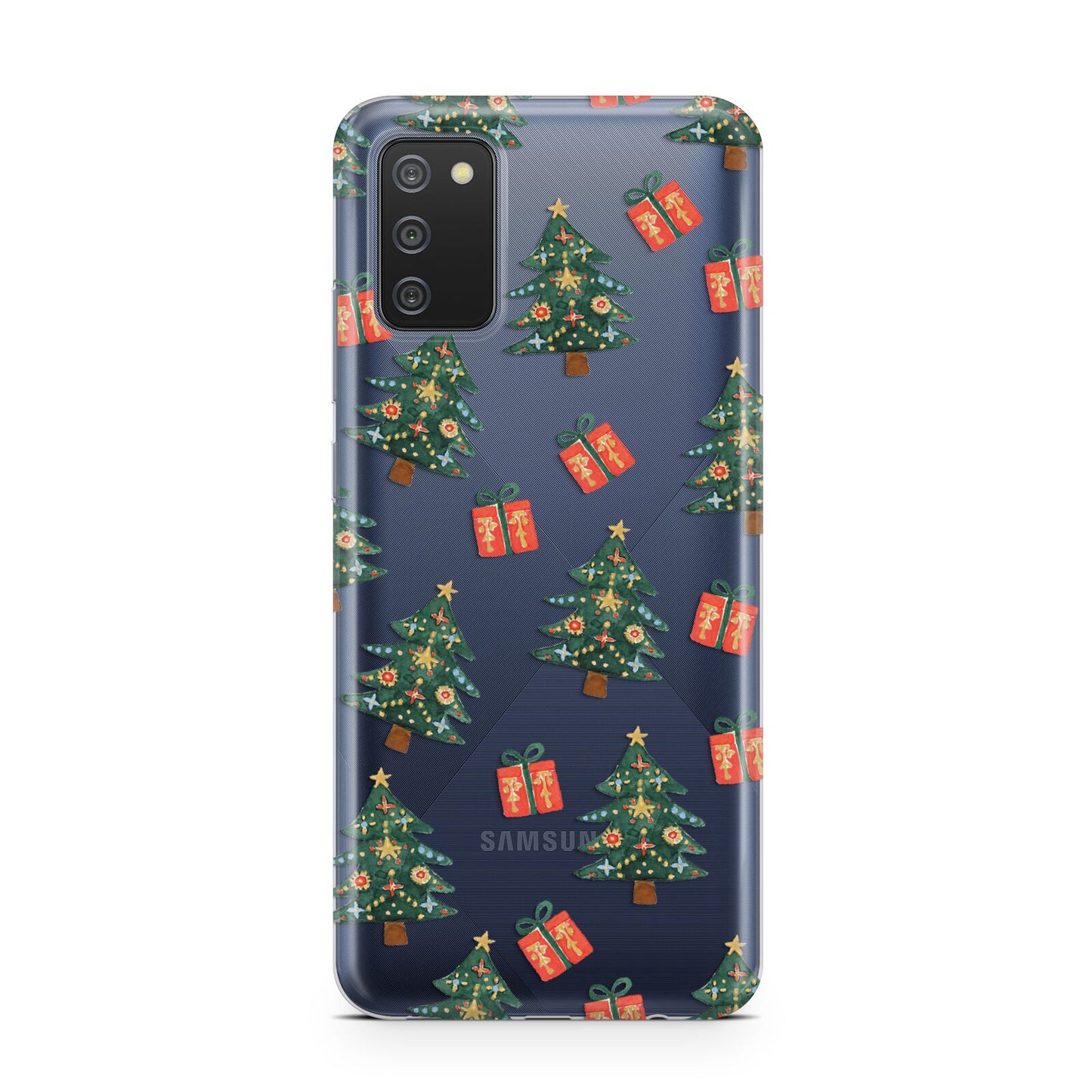 Christmas tree and presents Samsung A02s Case