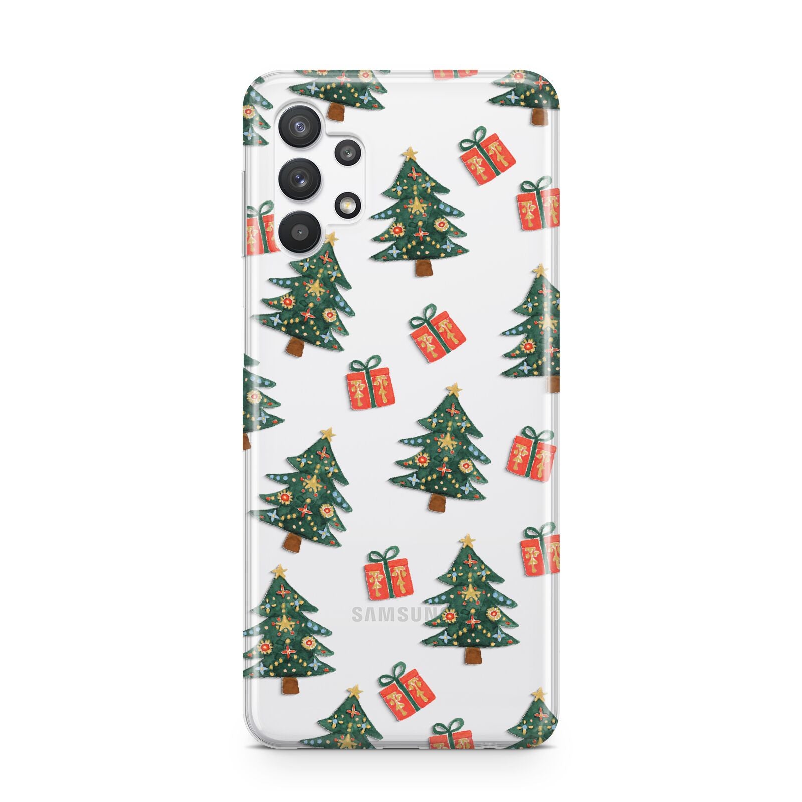 Christmas tree and presents Samsung A32 5G Case