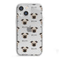 Chug Icon with Name iPhone 13 Mini TPU Impact Case with White Edges
