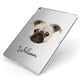 Chug Personalised Apple iPad Case on Silver iPad Side View