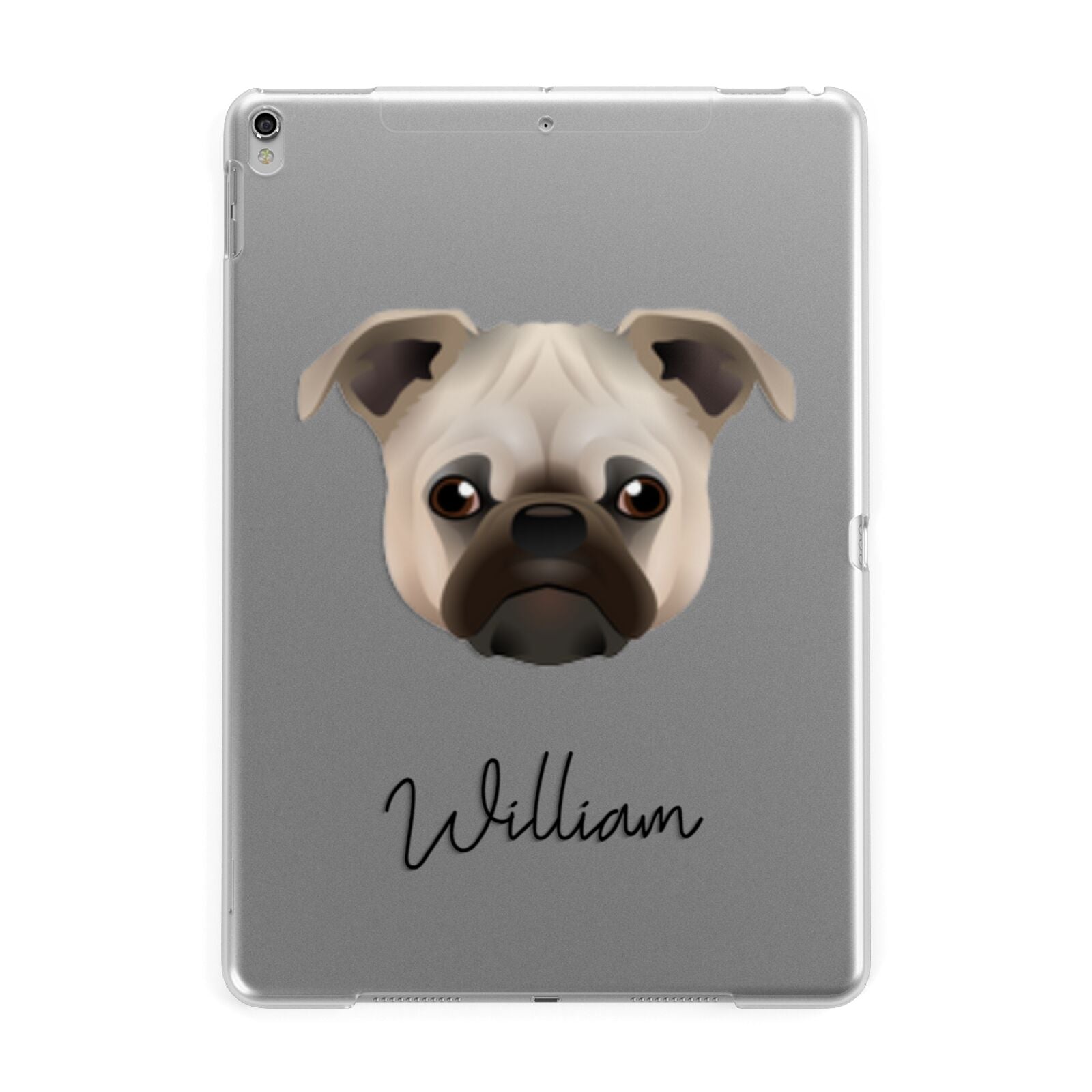 Chug Personalised Apple iPad Silver Case