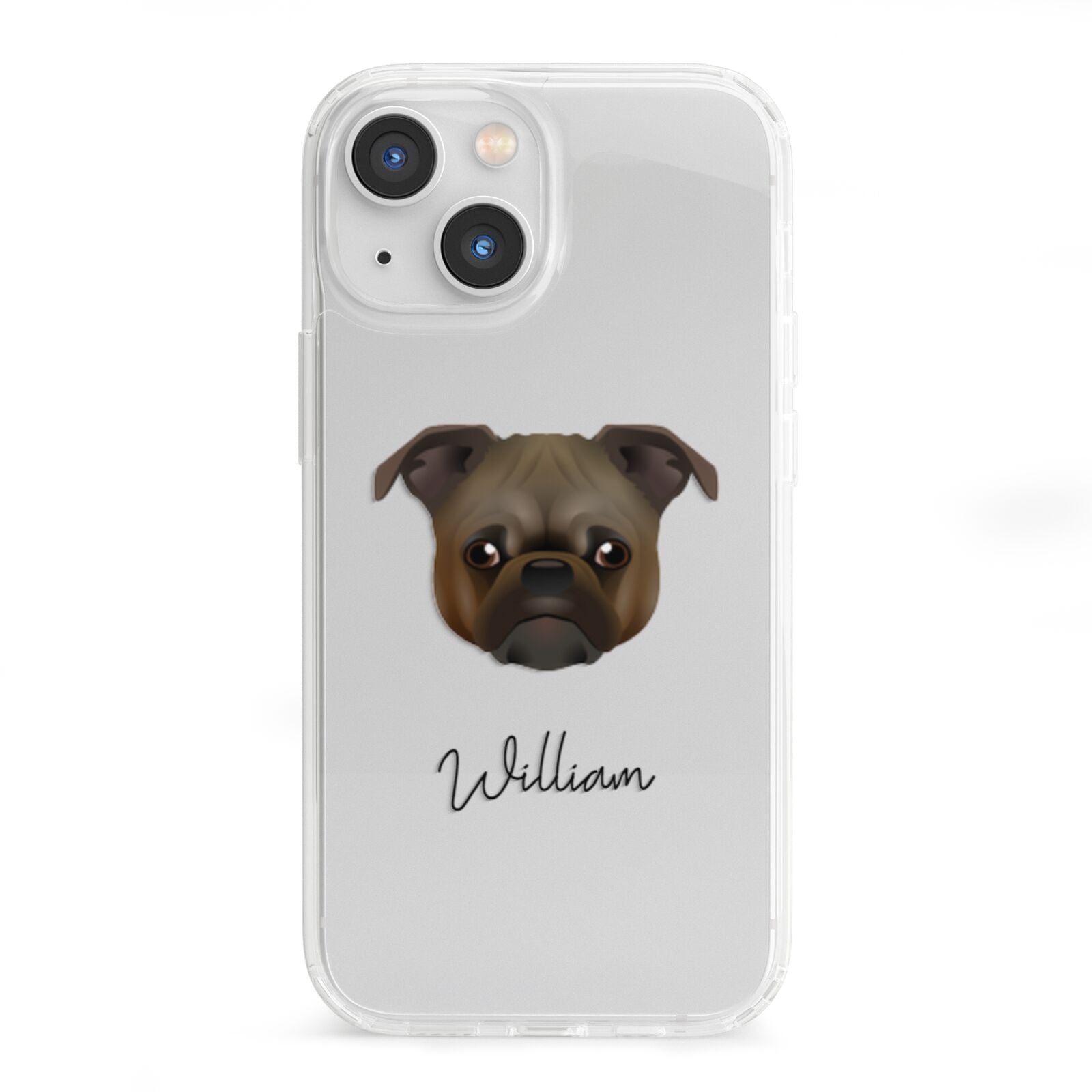 Chug Personalised iPhone 13 Mini Clear Bumper Case