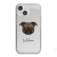Chug Personalised iPhone 13 Mini TPU Impact Case with White Edges