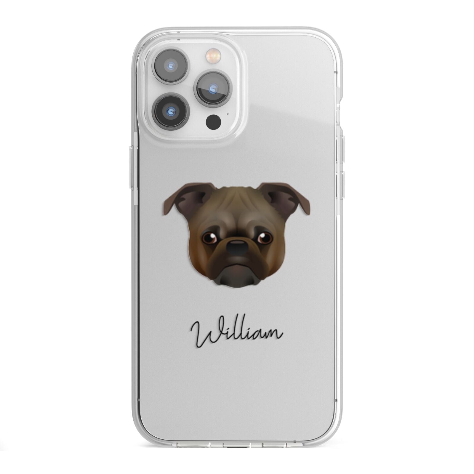 Chug Personalised iPhone 13 Pro Max TPU Impact Case with White Edges