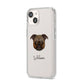 Chug Personalised iPhone 14 Clear Tough Case Starlight Angled Image
