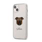 Chug Personalised iPhone 14 Plus Clear Tough Case Starlight Angled Image